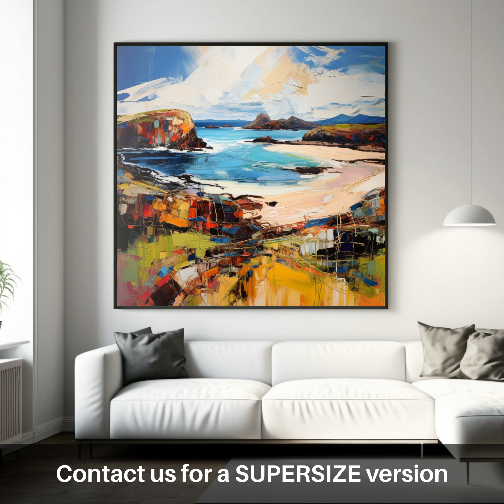 Huge supersize print of Scourie Bay, Sutherland