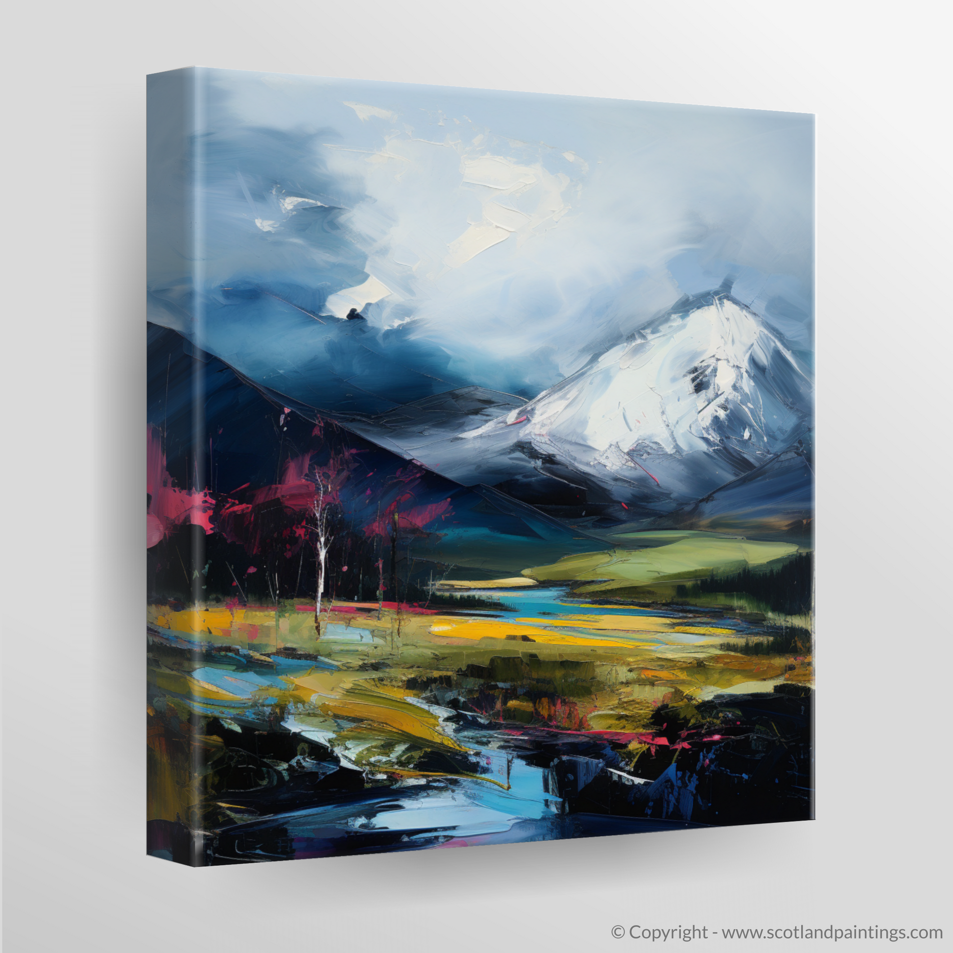 Canvas Print of Meall Corranaich