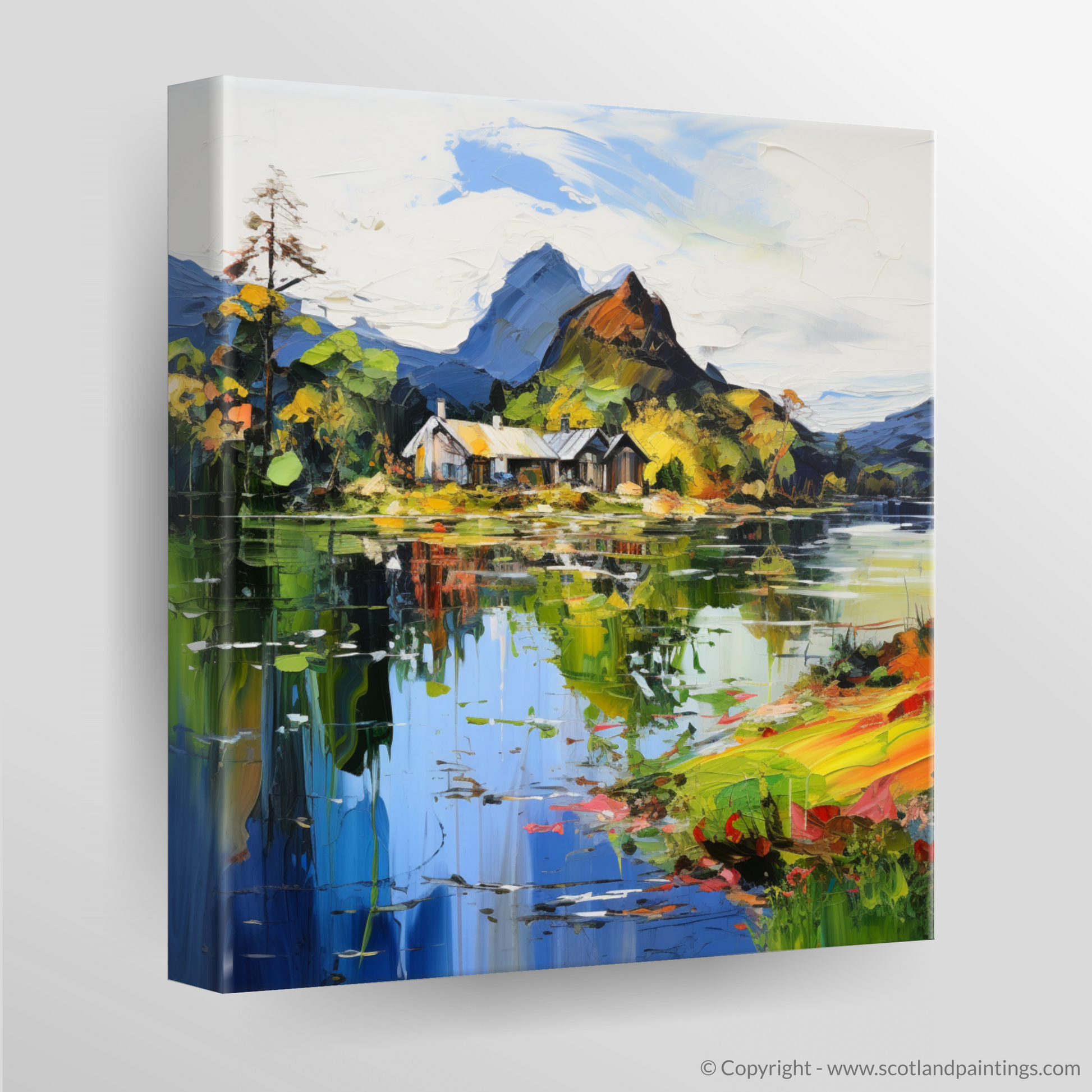 Canvas Print of Loch Ard, Stirling