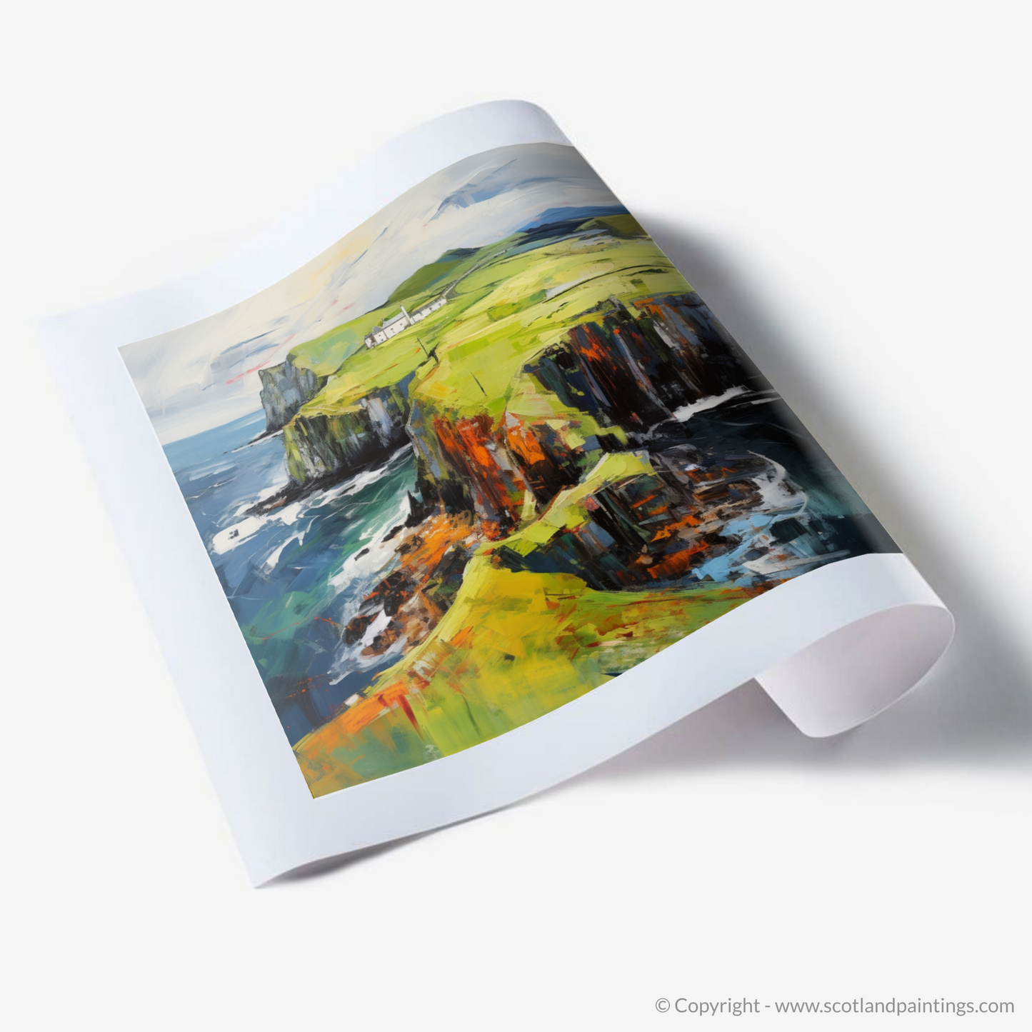 Art Print of Shetland, North of mainland Scotland