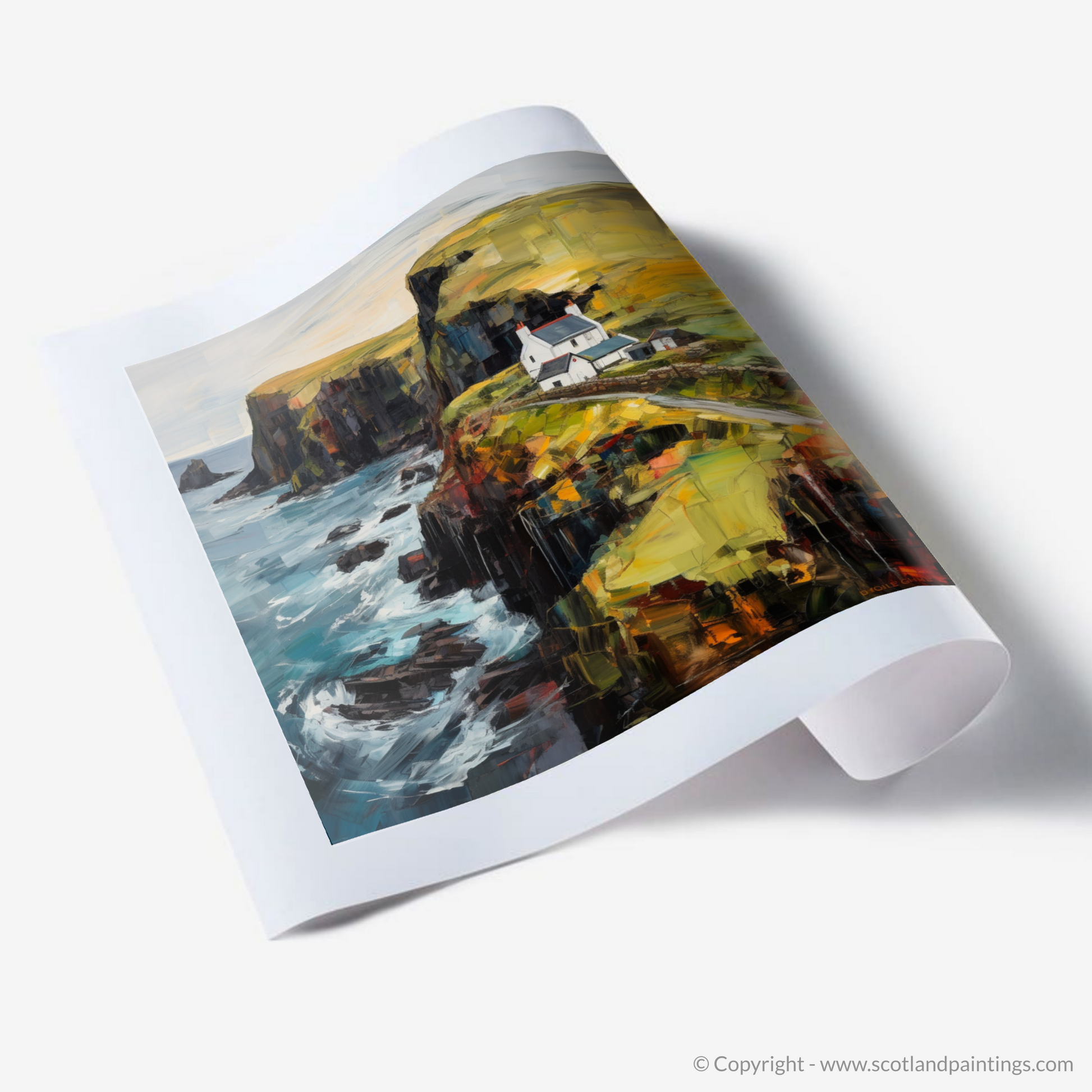 Art Print of Shetland, North of mainland Scotland