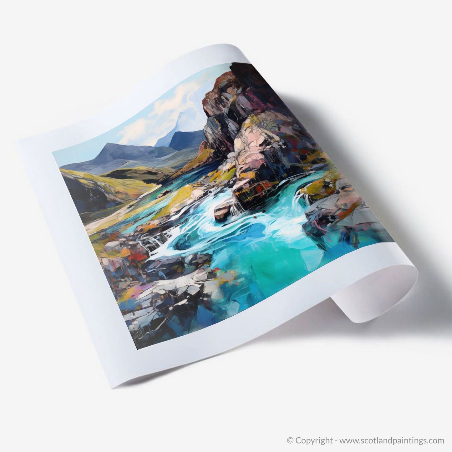 Art Print of The Fairy Pools, Isle of Skye