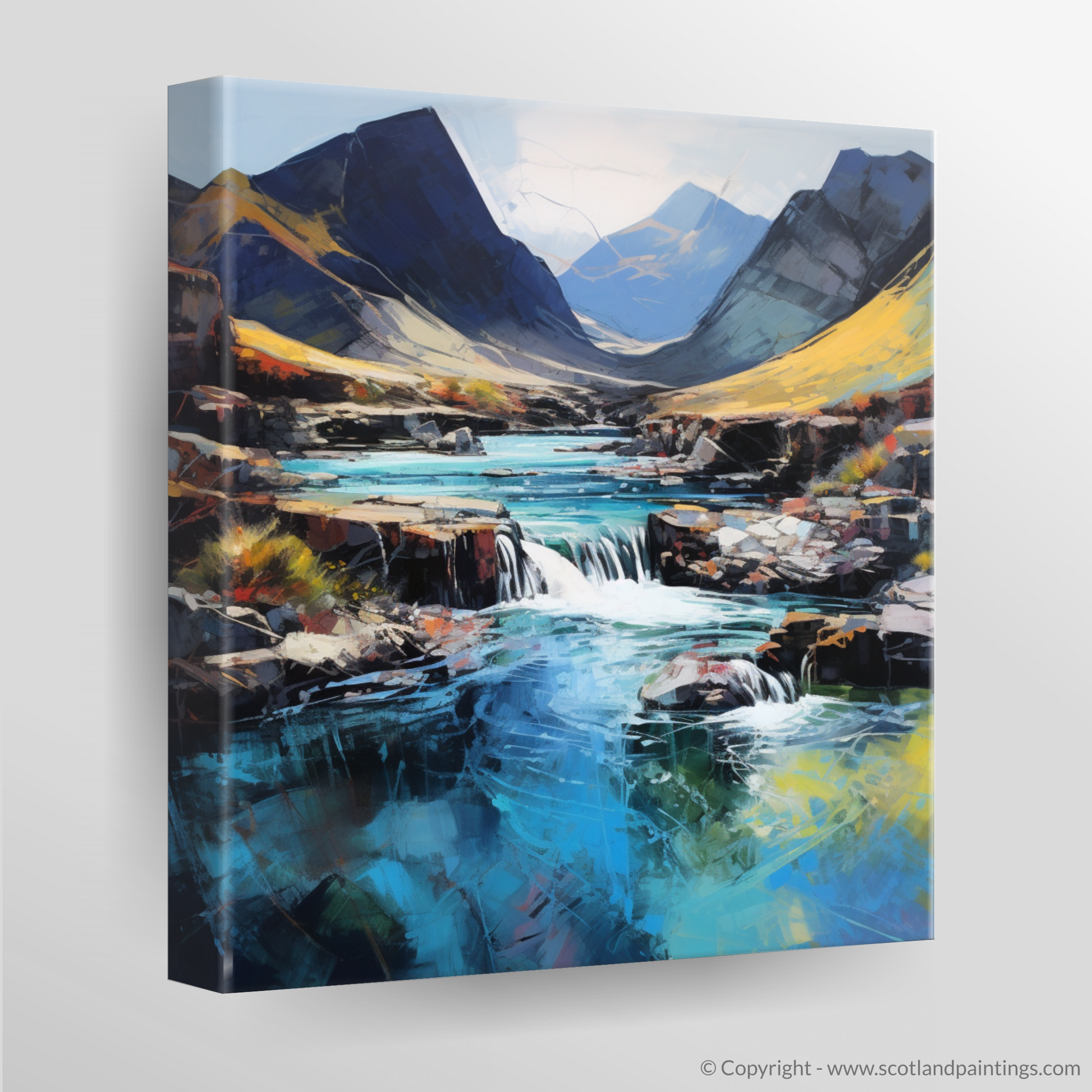 Canvas Print of The Fairy Pools, Isle of Skye