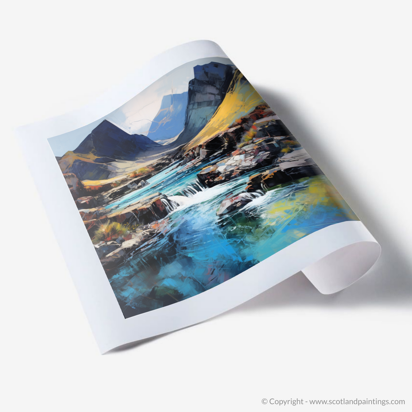 Art Print of The Fairy Pools, Isle of Skye