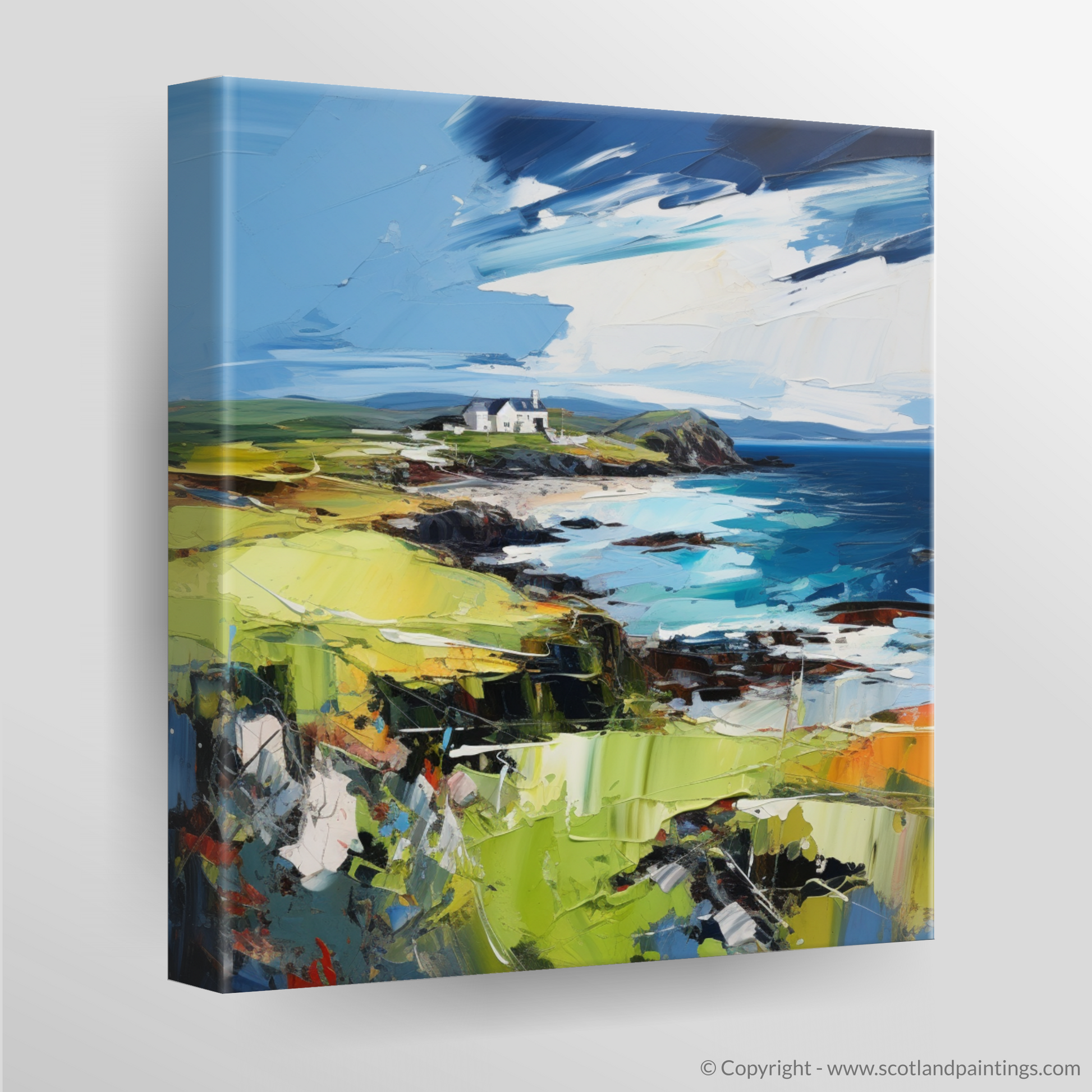 Canvas Print of Sound of Iona, Isle of Iona