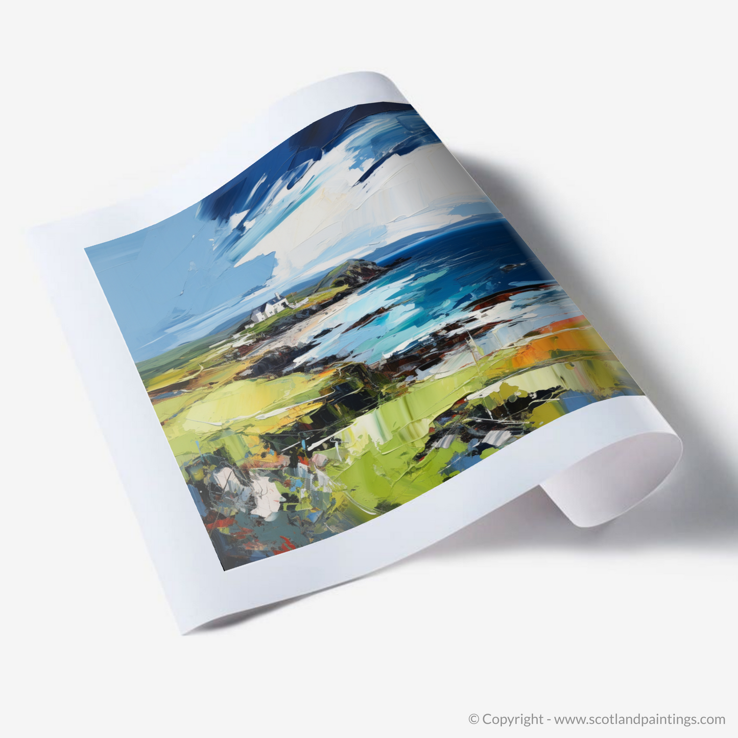 Art Print of Sound of Iona, Isle of Iona