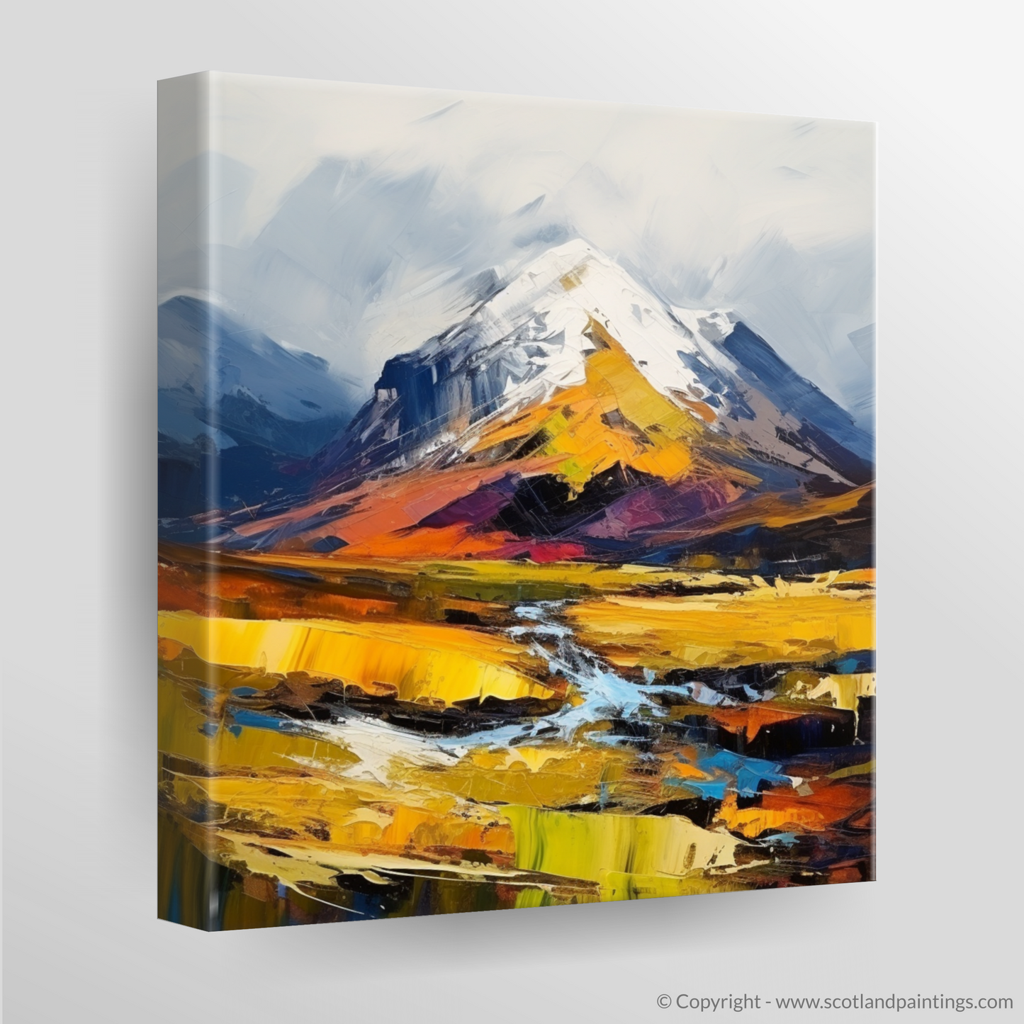 Canvas Print of Meall nan Tarmachan