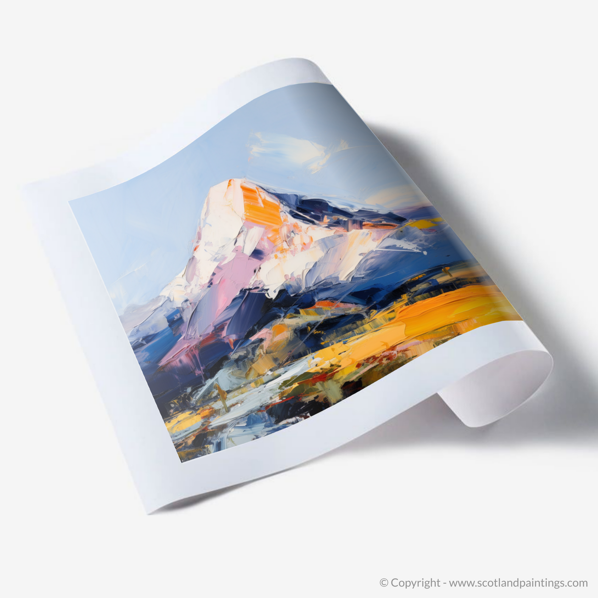 Art Print of Mount Keen