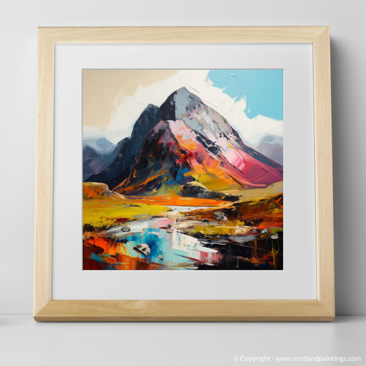 Art Print of Sgurr Dearg, Highlands with a natural frame