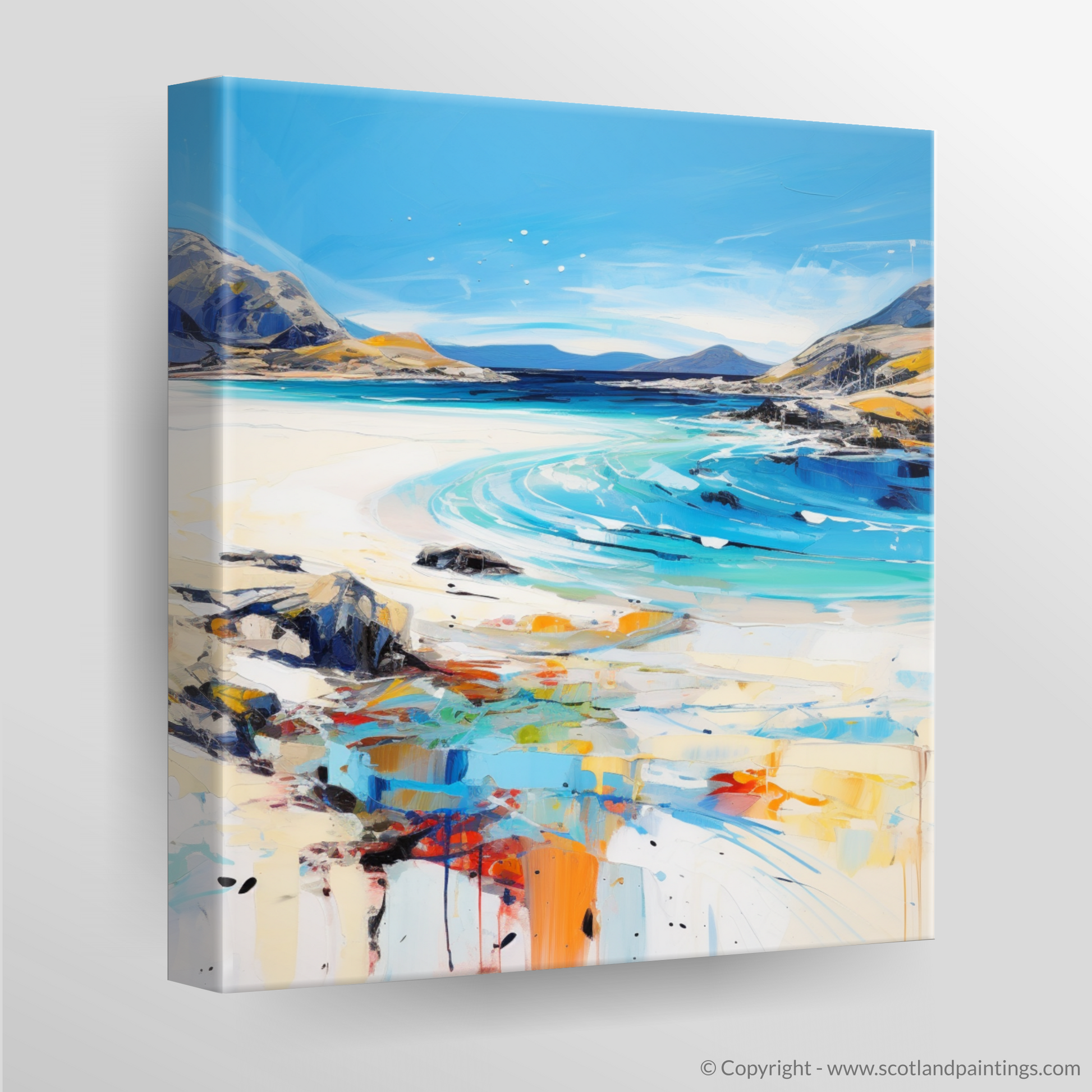 Canvas Print of Seilebost Beach, Isle of Harris