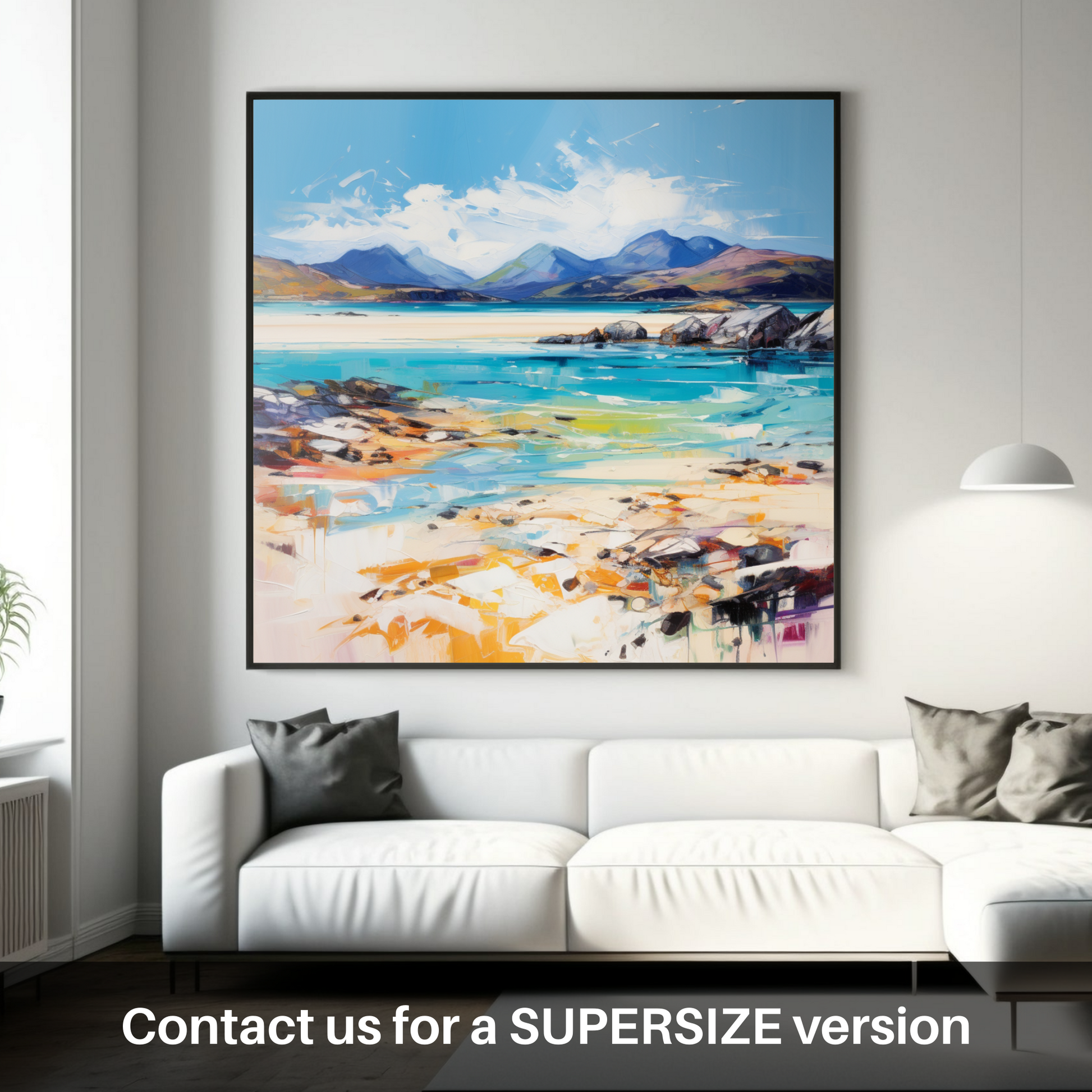 Huge supersize print of Seilebost Beach, Isle of Harris