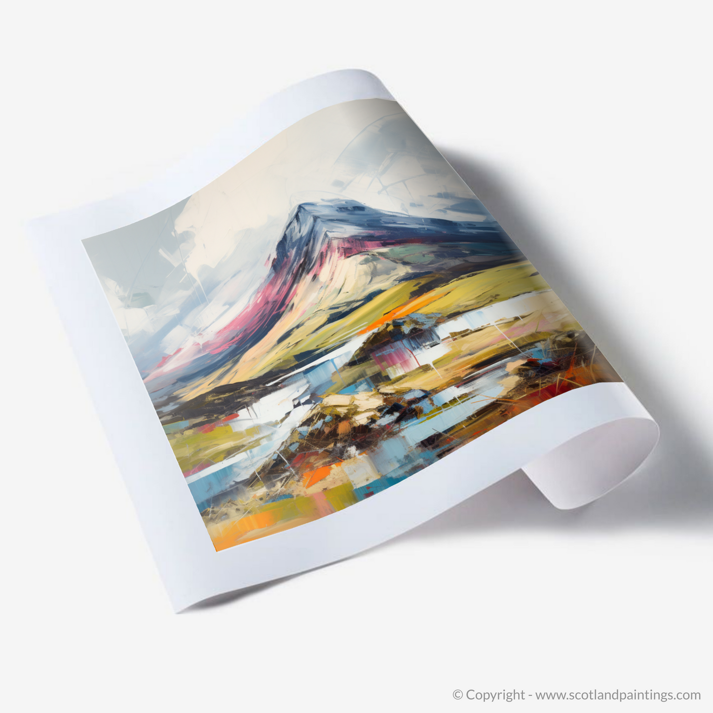 Art Print of Meall Garbh (Ben Lawers)