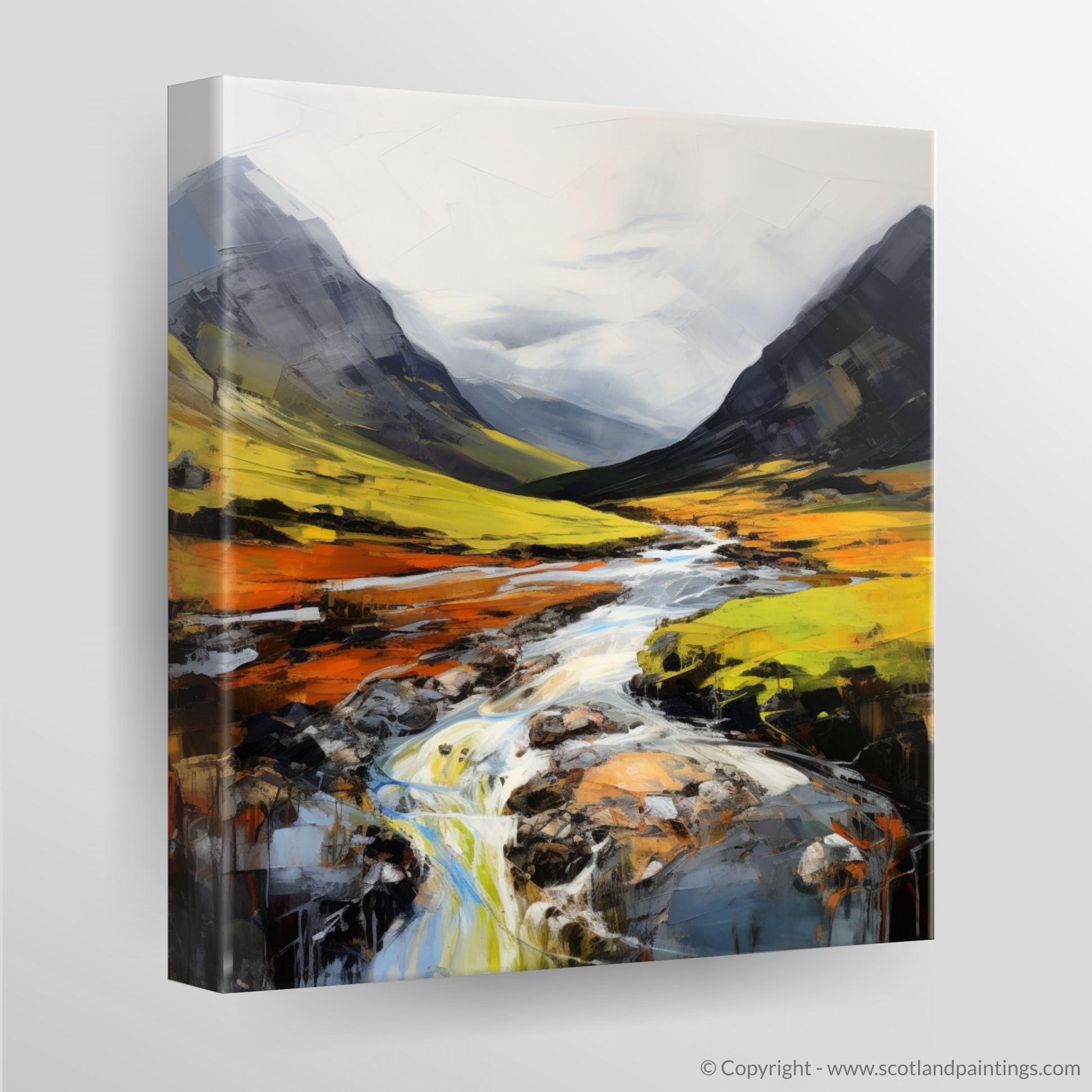 Canvas Print of Glen Coe, Highlands