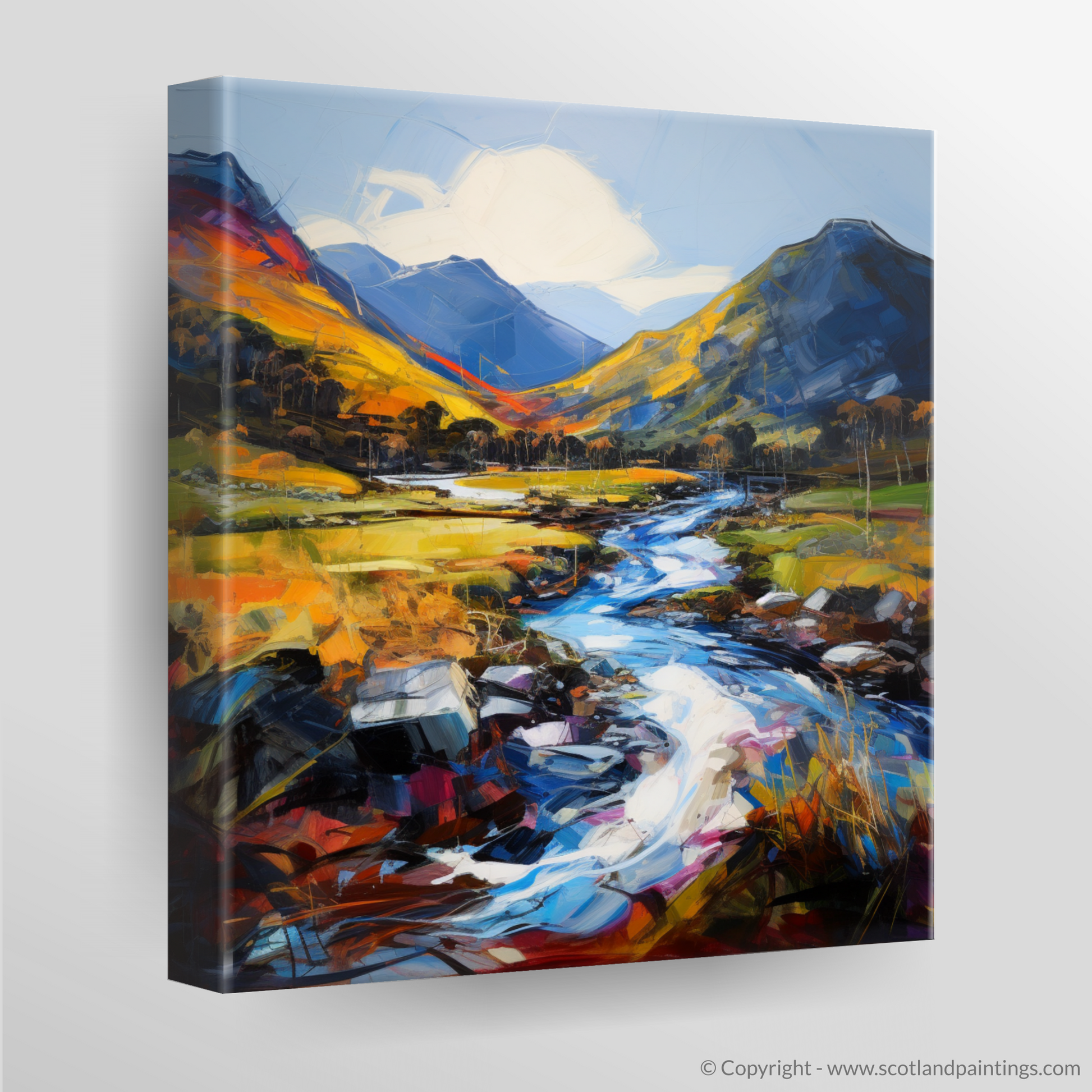 Canvas Print of Glen Esk, Angus