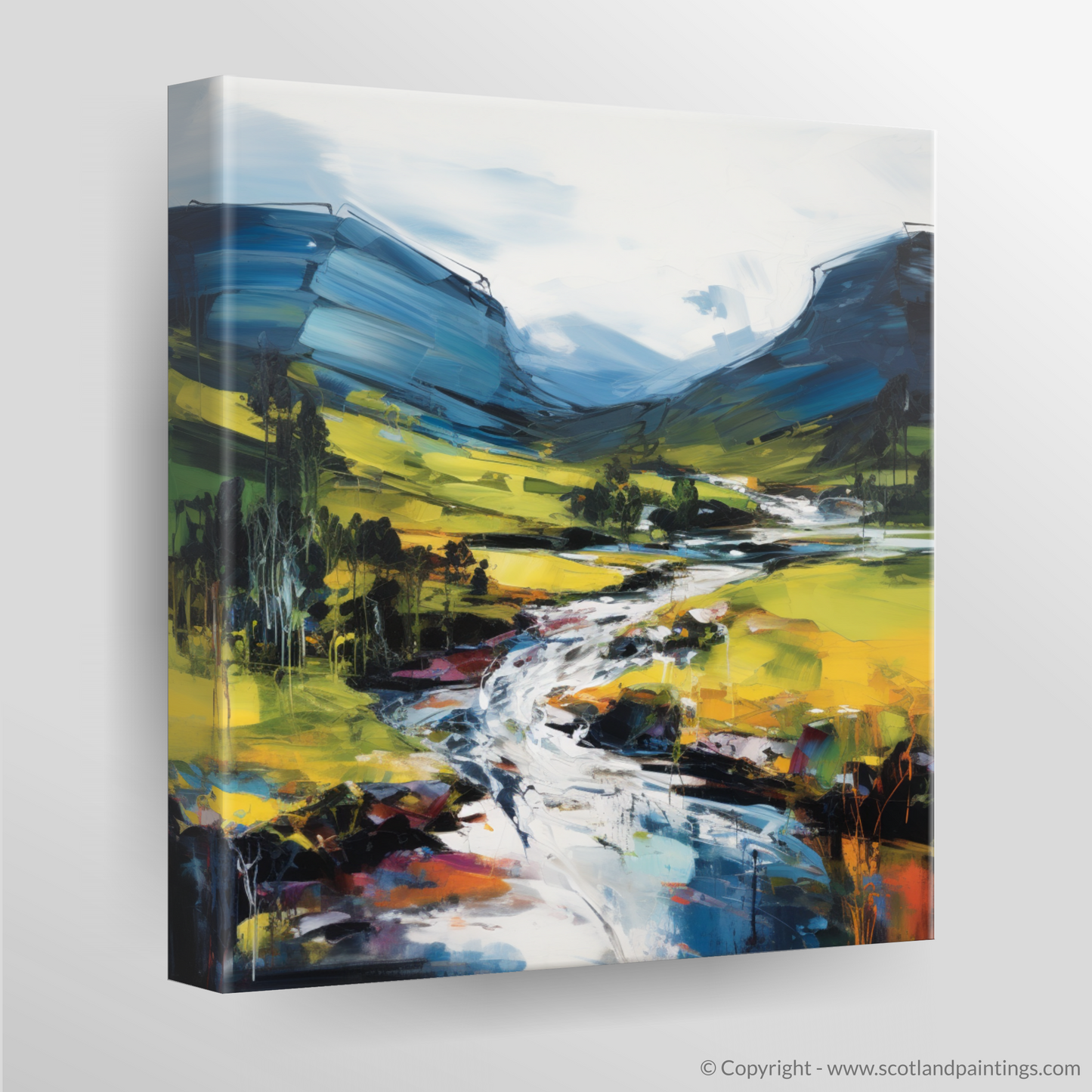 Canvas Print of Glen Esk, Angus