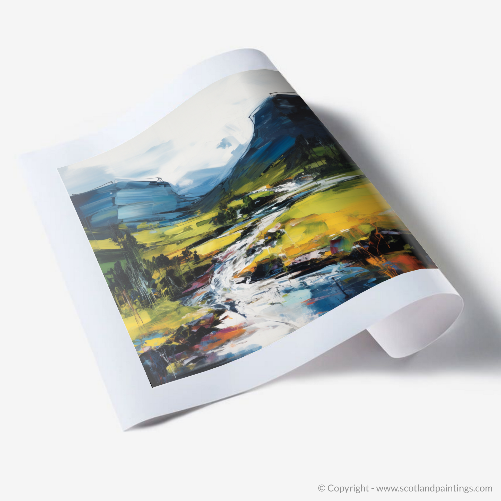 Art Print of Glen Esk, Angus