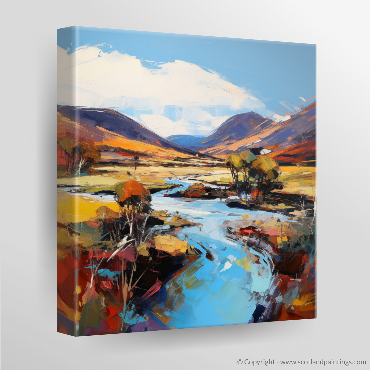 Canvas Print of Glen Esk, Angus