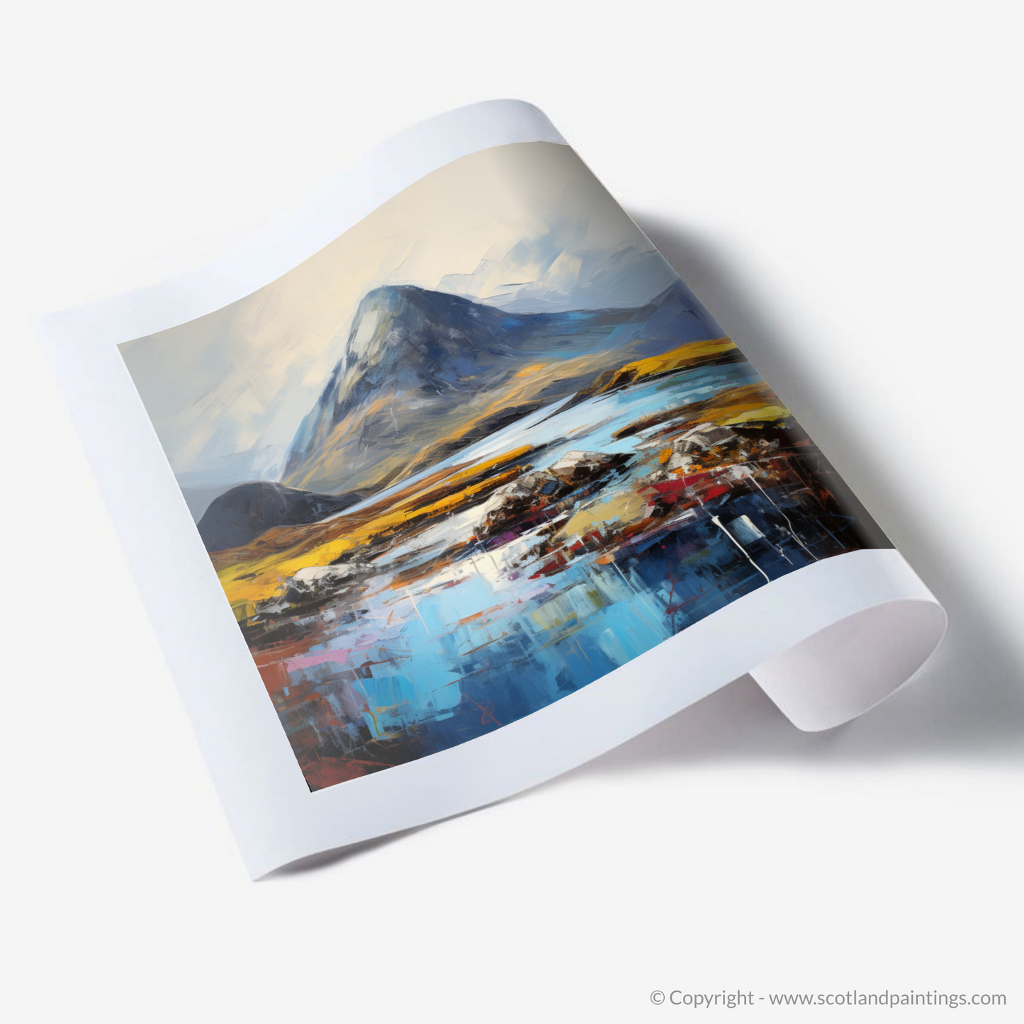 Art Print of Beinn Alligin, Wester Ross