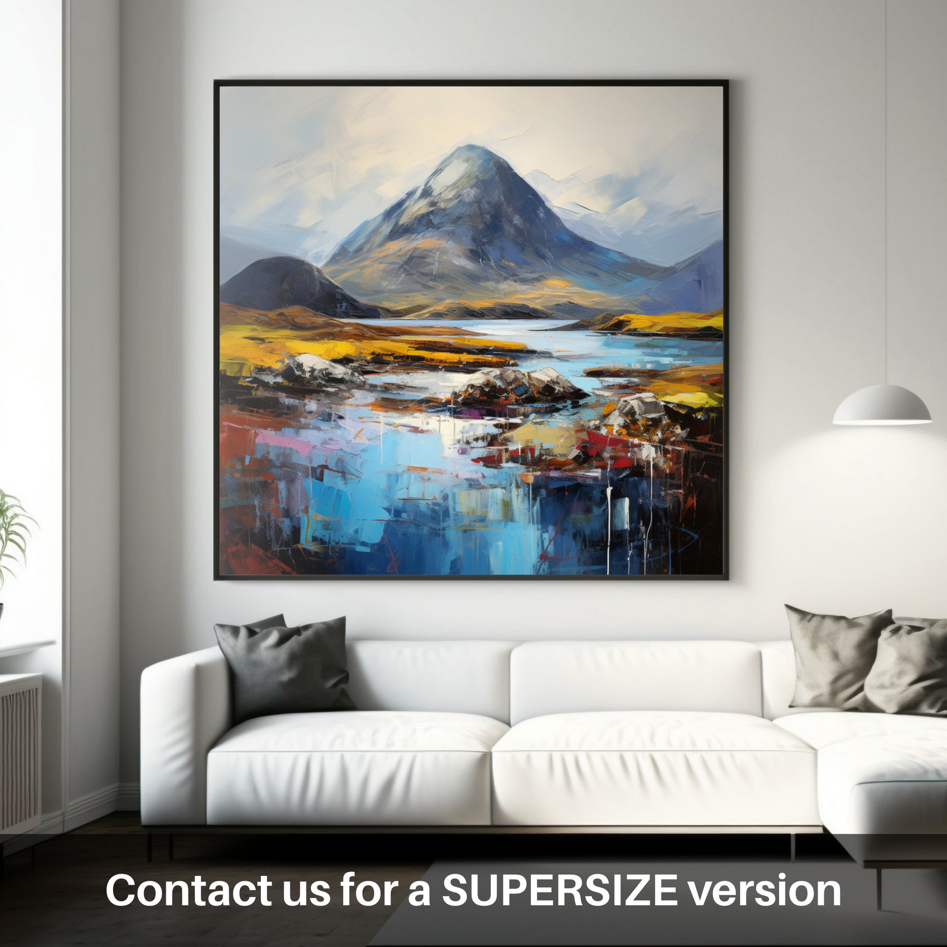 Huge supersize print of Beinn Alligin, Wester Ross