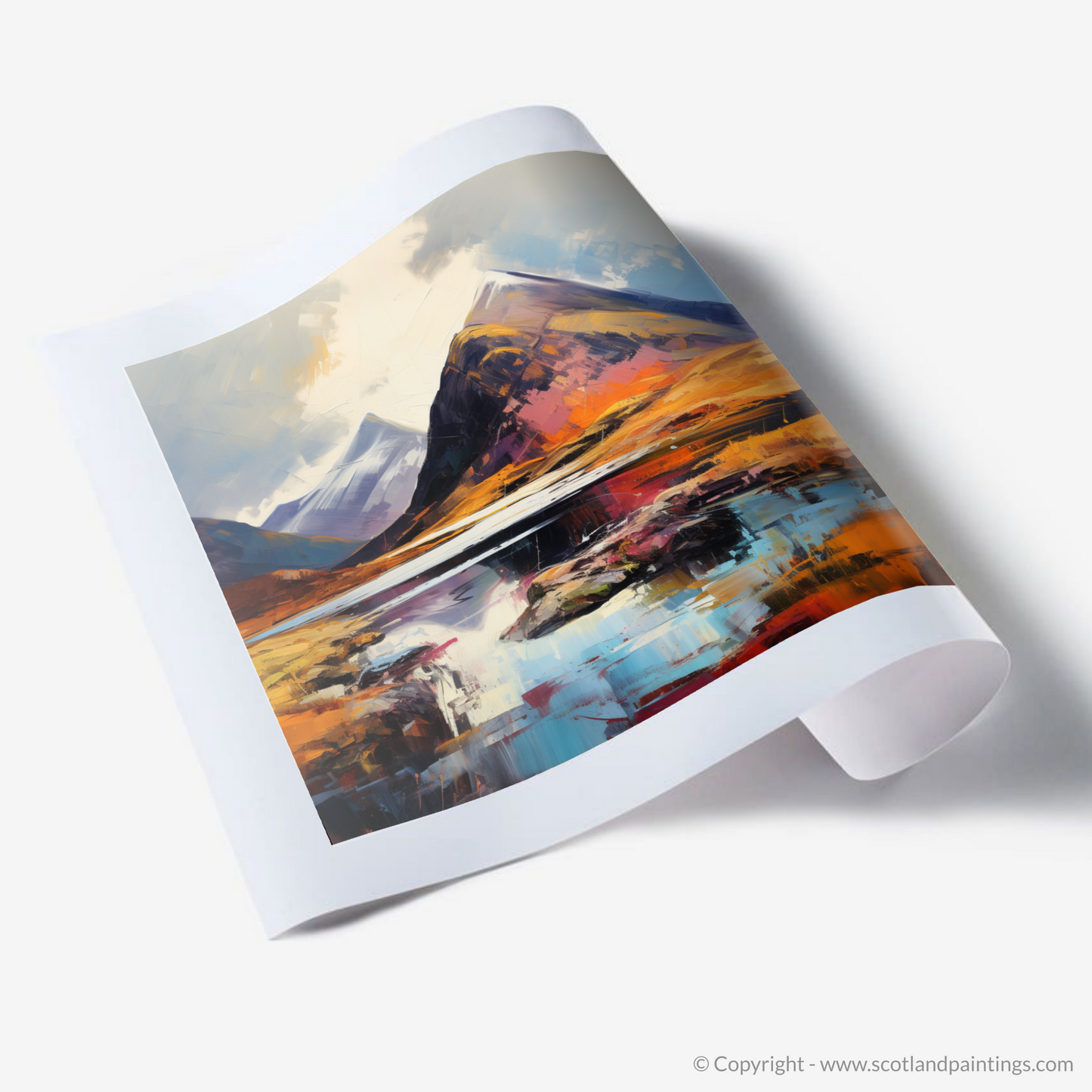 Art Print of Beinn Alligin, Wester Ross