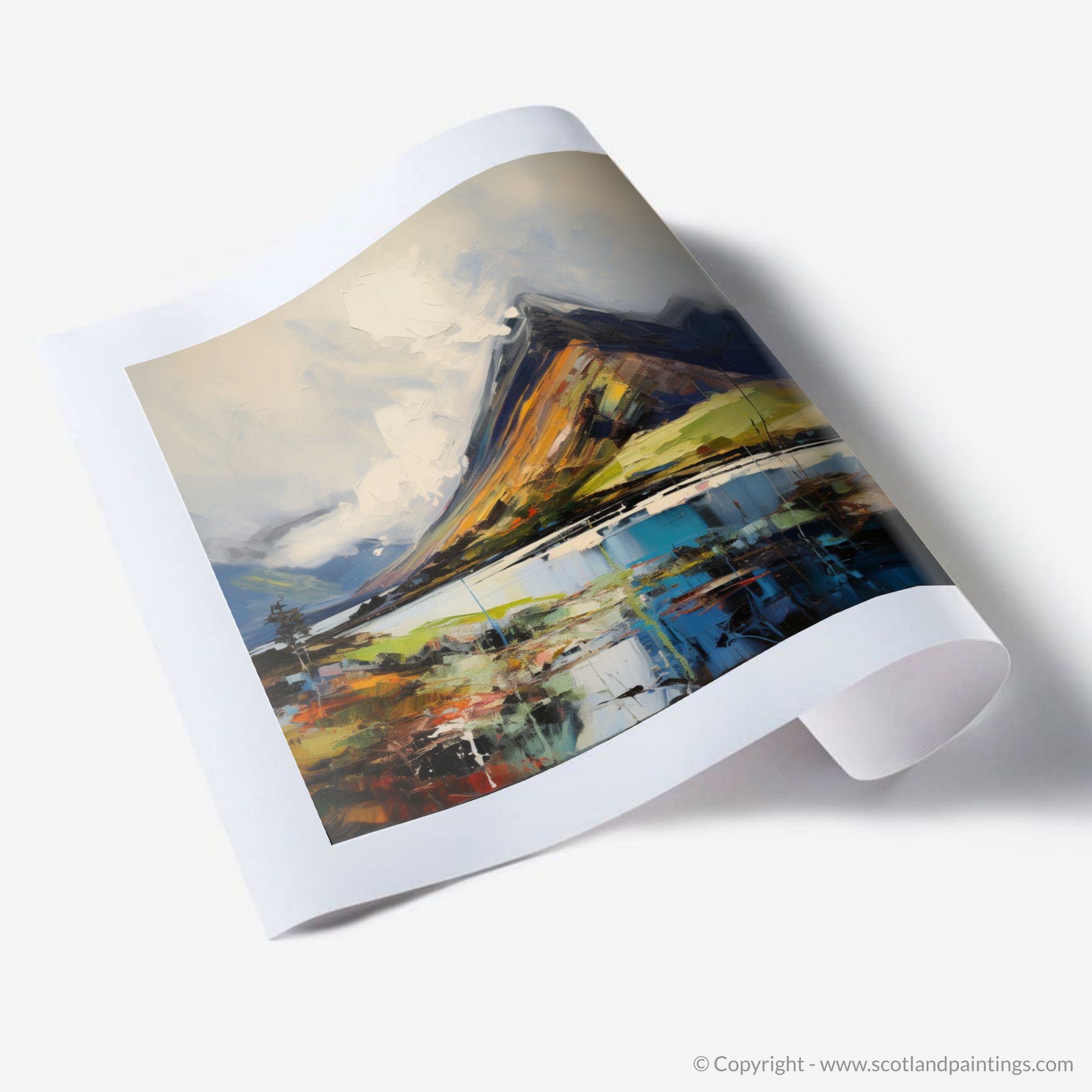 Art Print of Beinn Alligin, Wester Ross