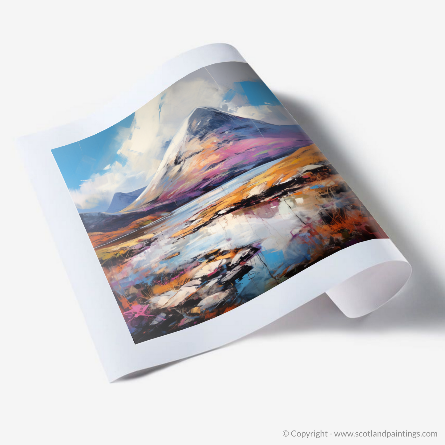 Art Print of Beinn Alligin, Wester Ross