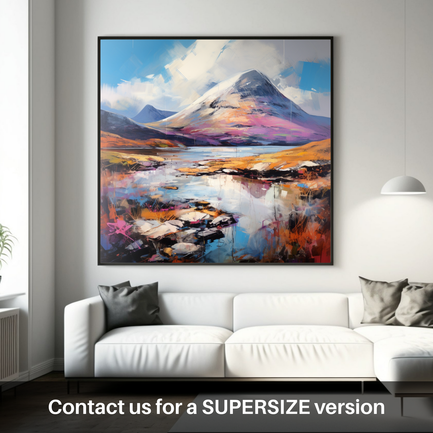 Huge supersize print of Beinn Alligin, Wester Ross