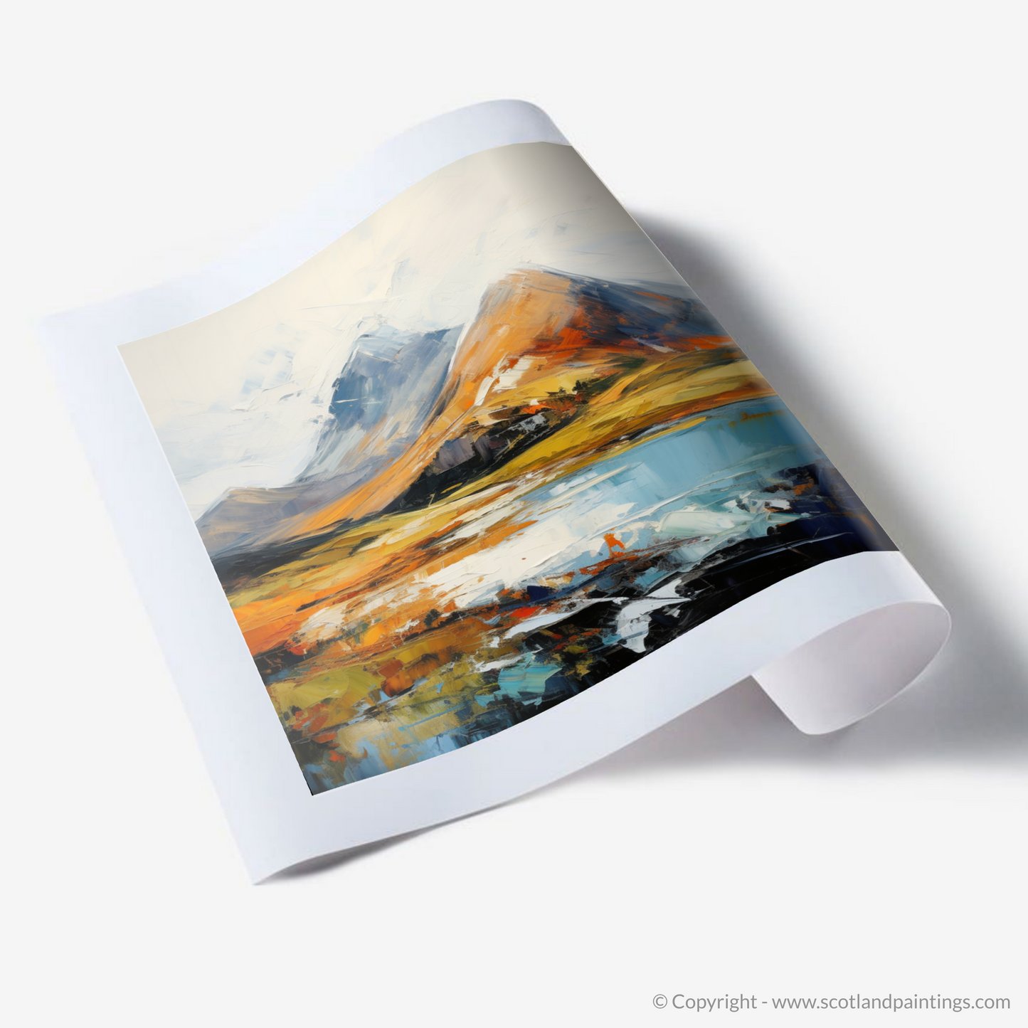 Art Print of Beinn Alligin, Wester Ross