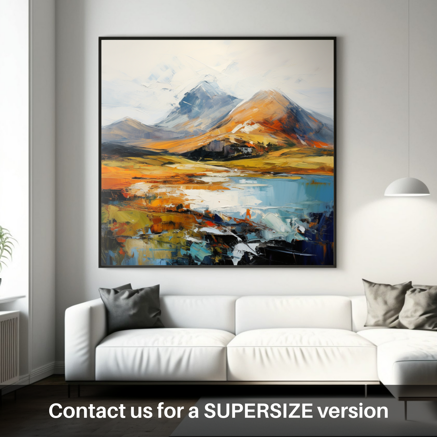 Huge supersize print of Beinn Alligin, Wester Ross