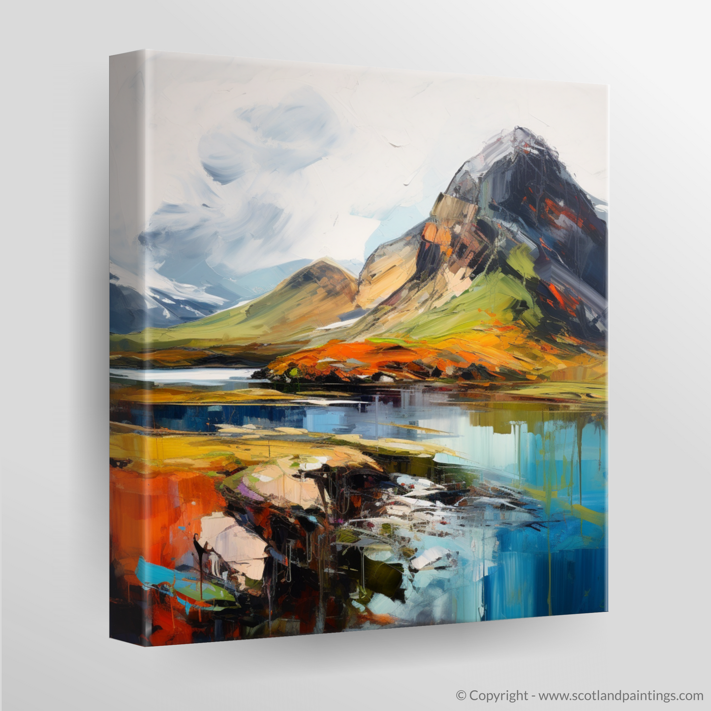 Canvas Print of Beinn Alligin, Wester Ross