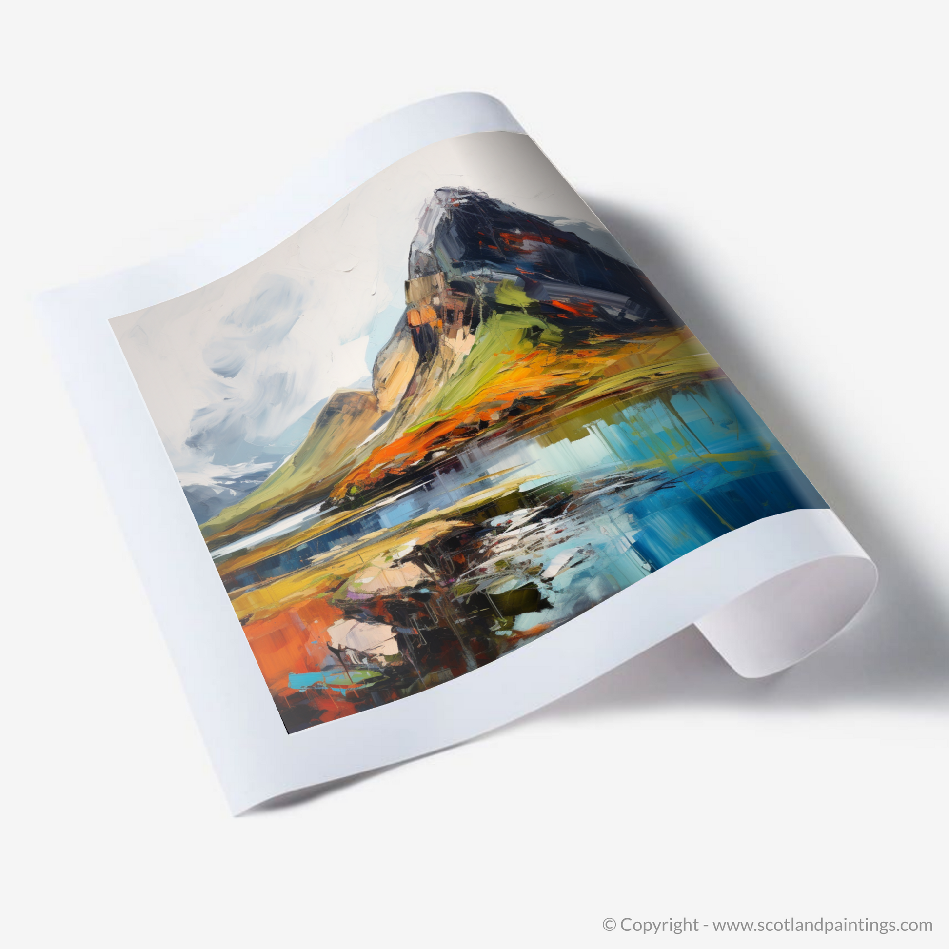 Art Print of Beinn Alligin, Wester Ross