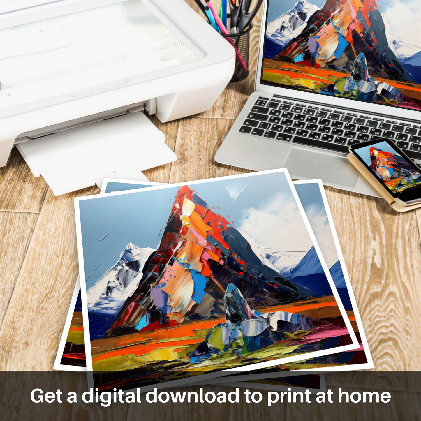 Downloadable and printable picture of Cairn Gorm