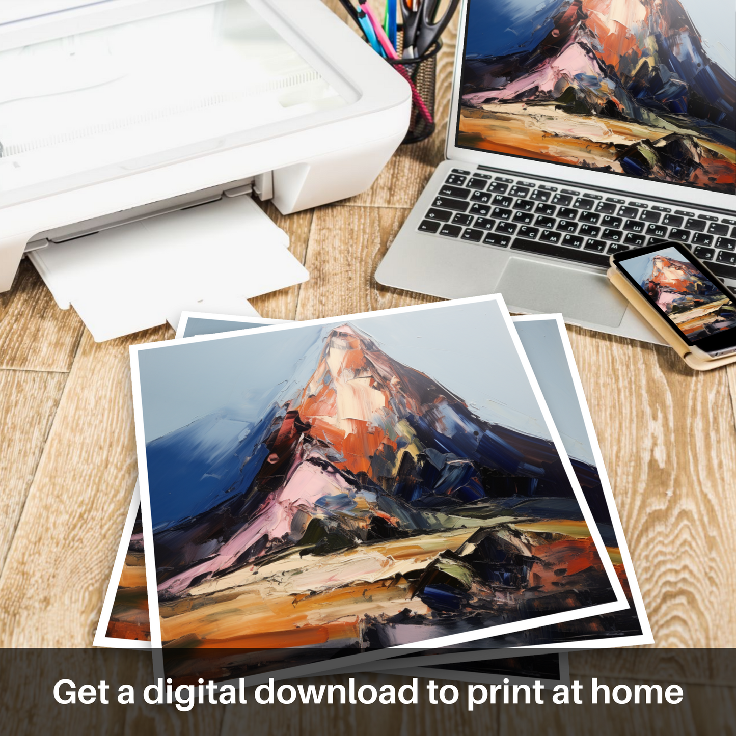 Downloadable and printable picture of Cairn Gorm