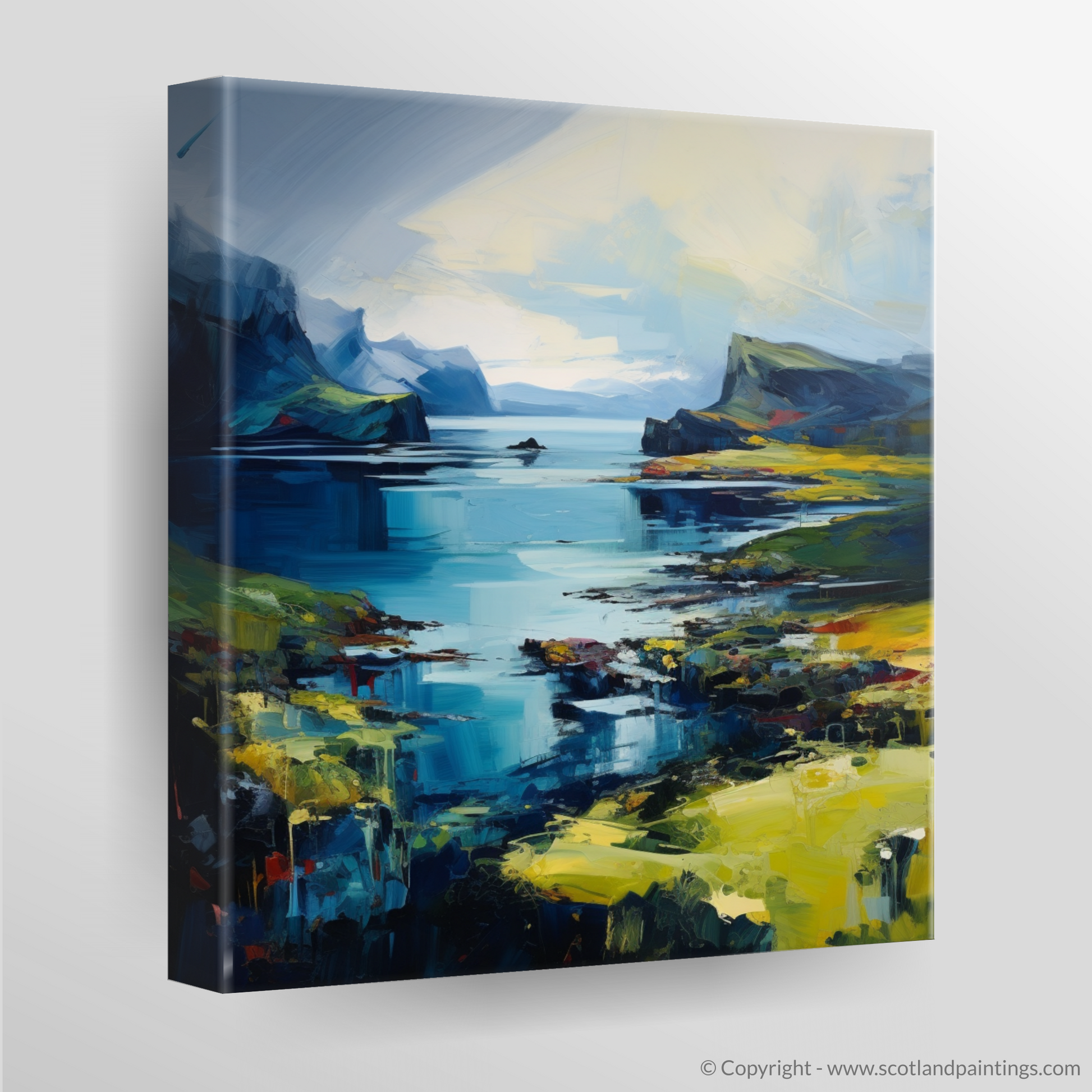 Canvas Print of Isle of Skye's smaller isles, Inner Hebrides