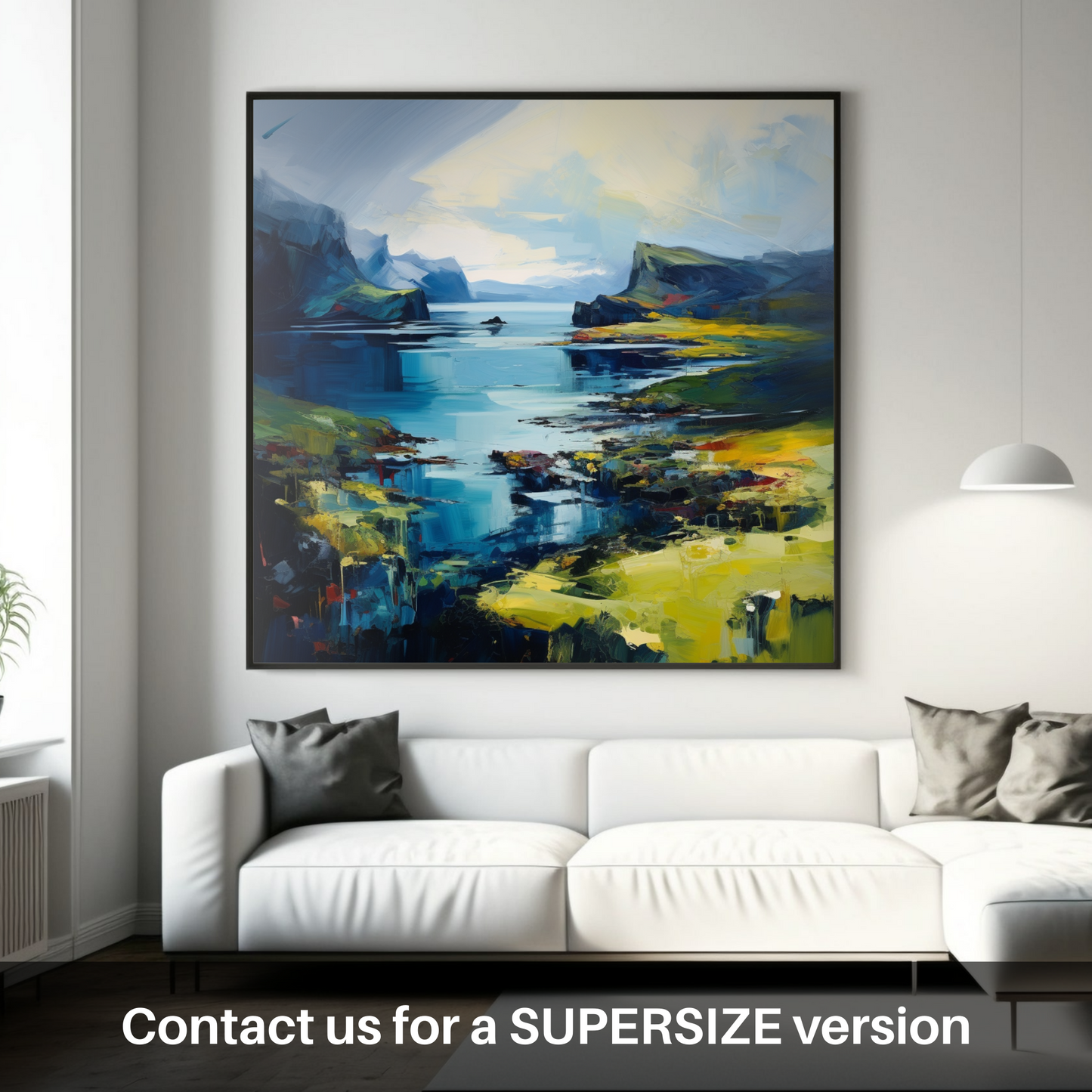 Huge supersize print of Isle of Skye's smaller isles, Inner Hebrides