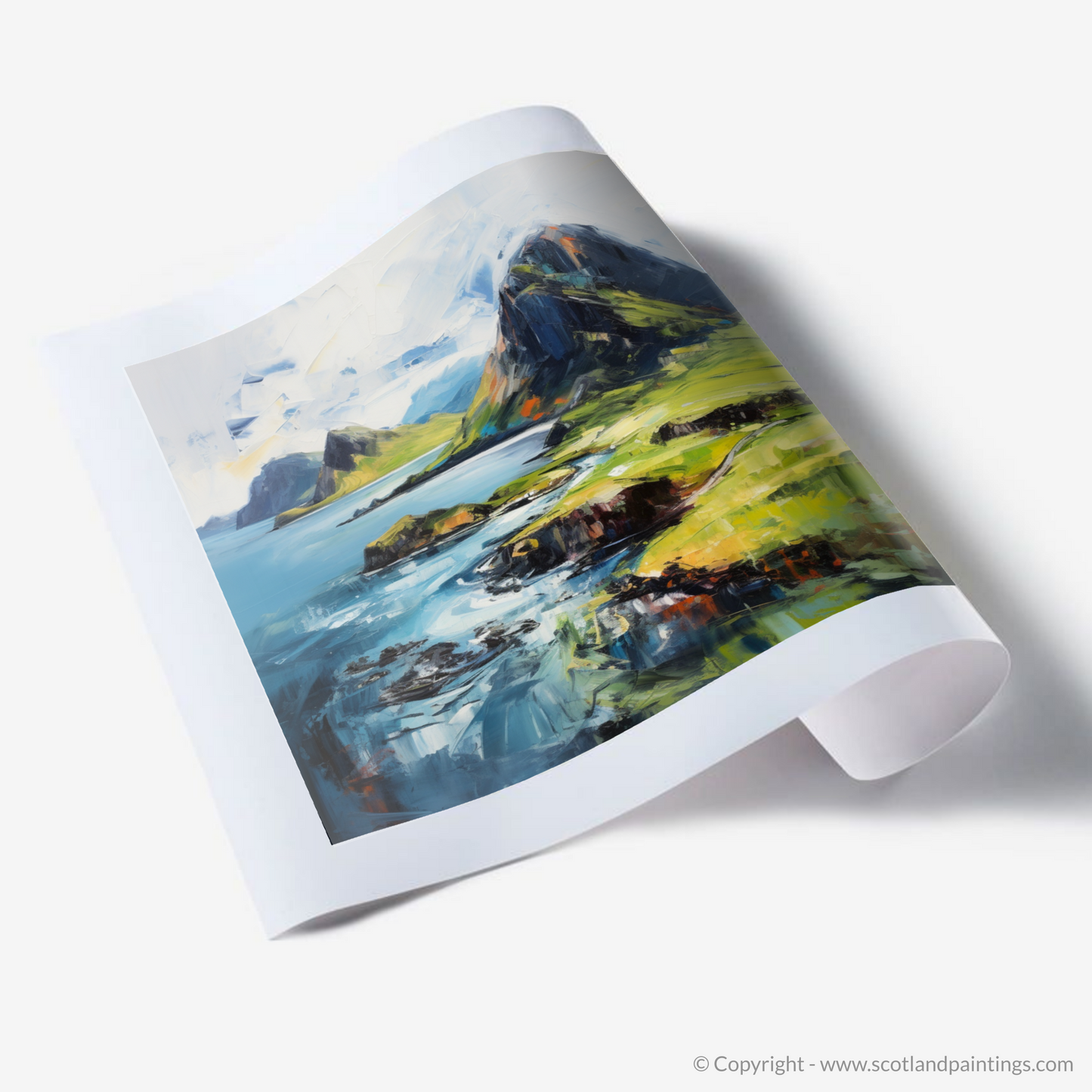 Art Print of Isle of Skye's smaller isles, Inner Hebrides