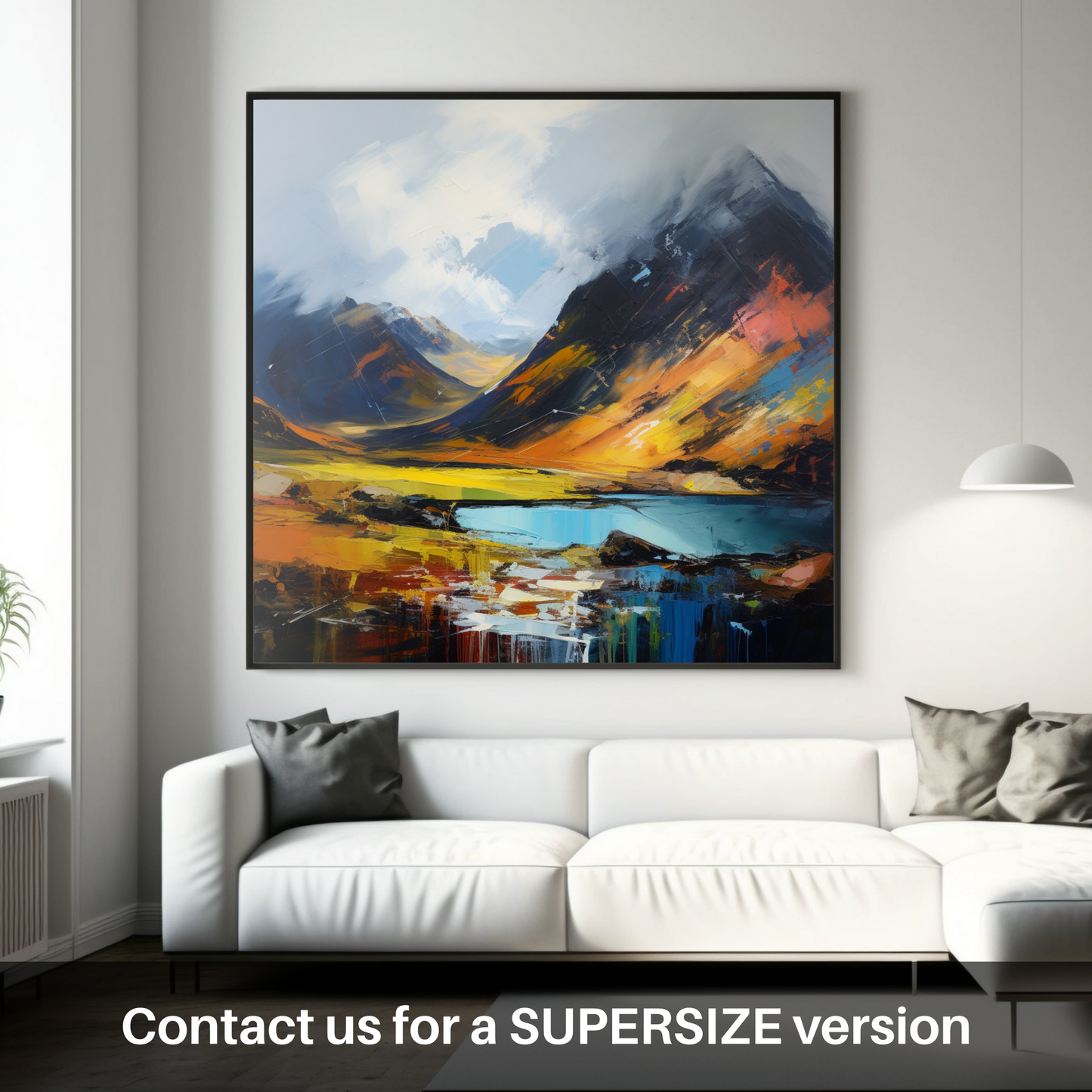 Huge supersize print of Beinn Narnain