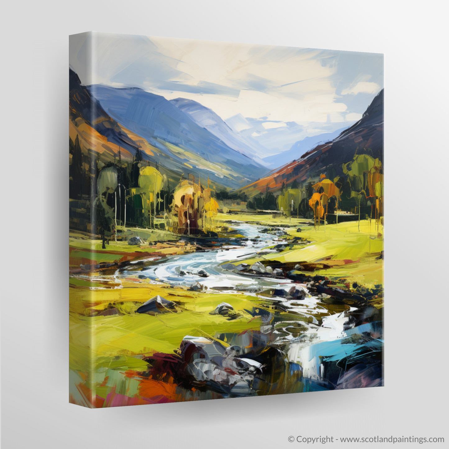 Canvas Print of Glen Lyon, Perthshire