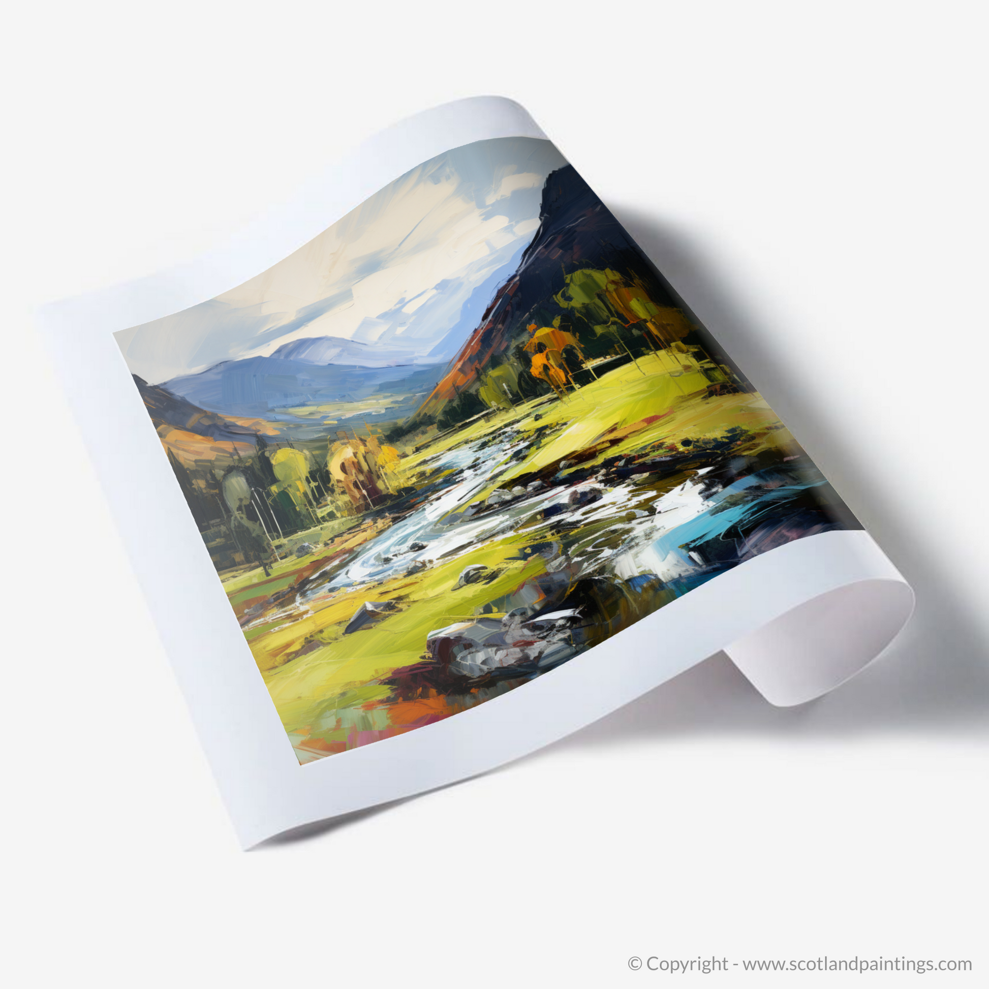 Art Print of Glen Lyon, Perthshire