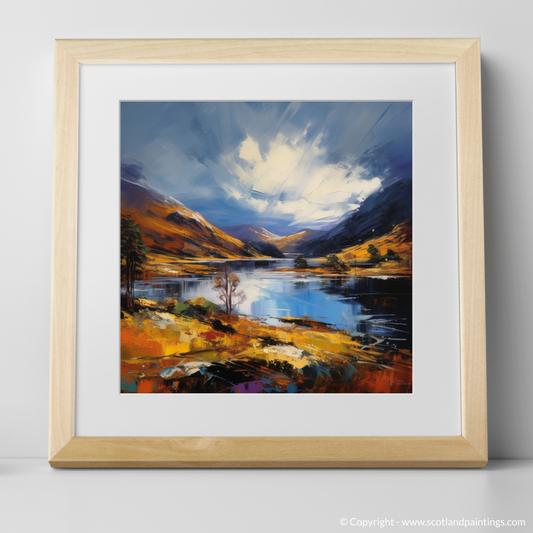 Painting and Art Print of Loch Shiel, Highlands. Expressionist Ode to Loch Shiel.