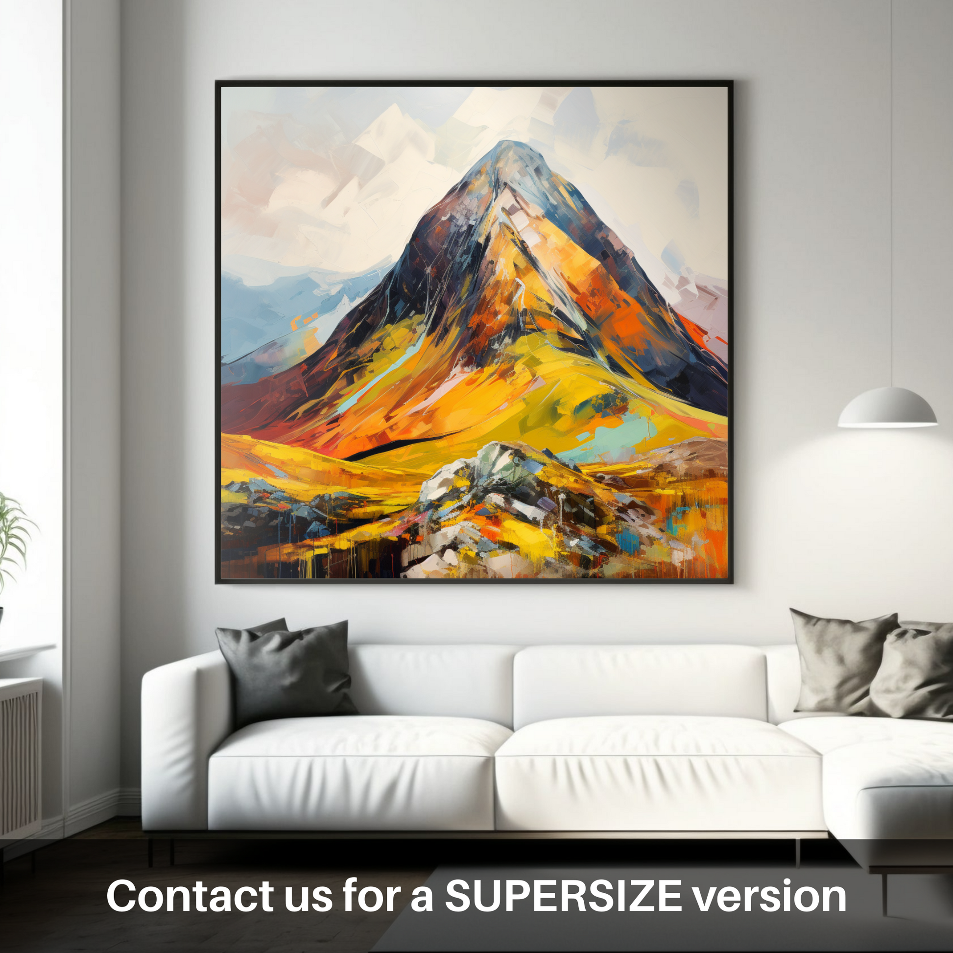 Huge supersize print of Stob Coire Raineach (Buachaille Etive Beag)