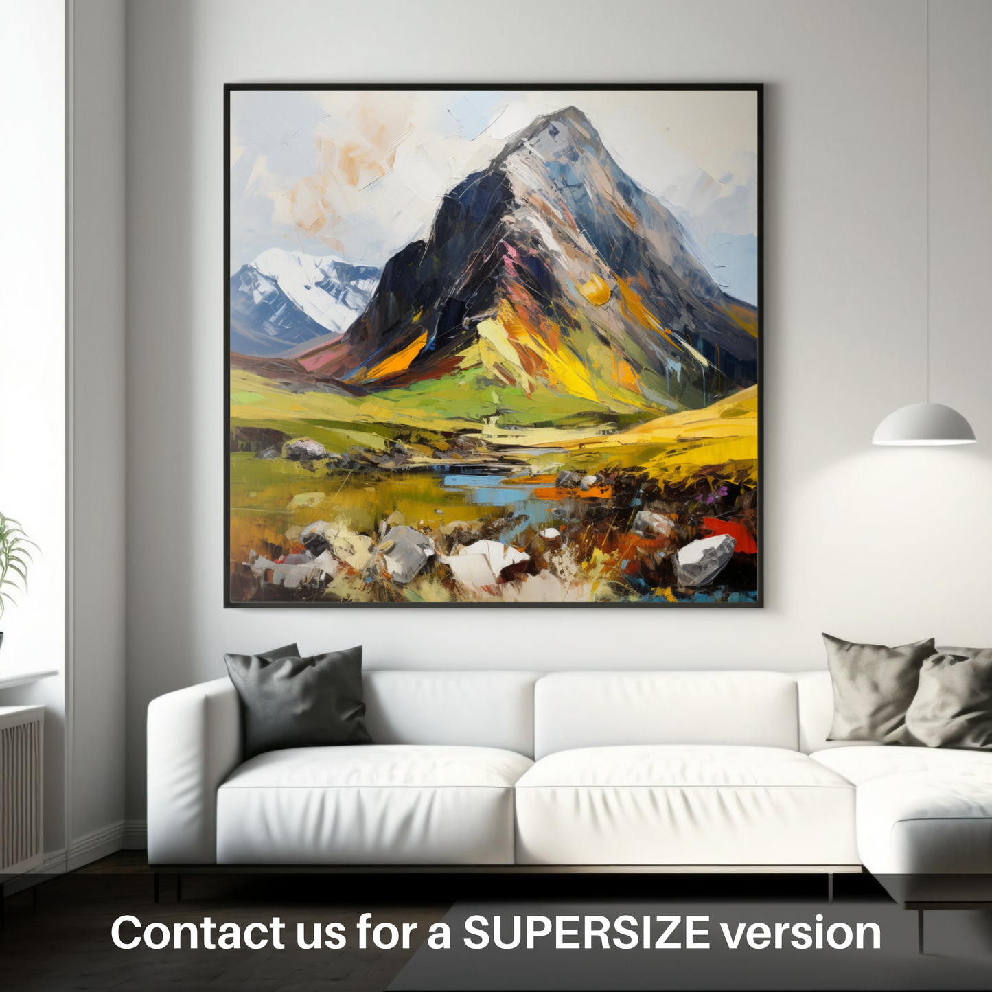 Huge supersize print of Stob Coire Raineach (Buachaille Etive Beag)