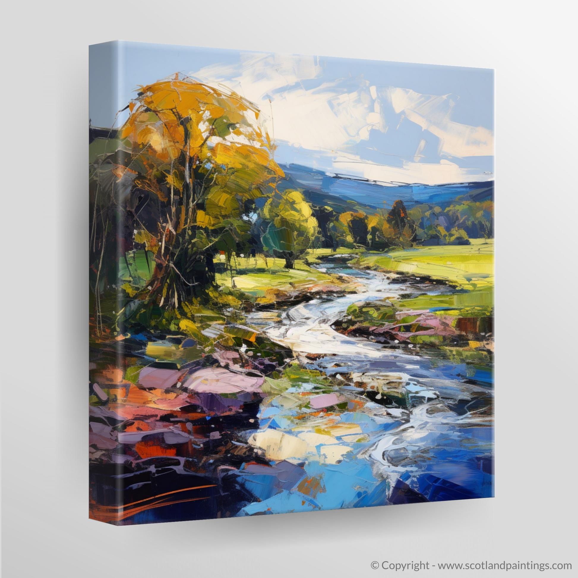 Canvas Print of River Deveron, Aberdeenshire