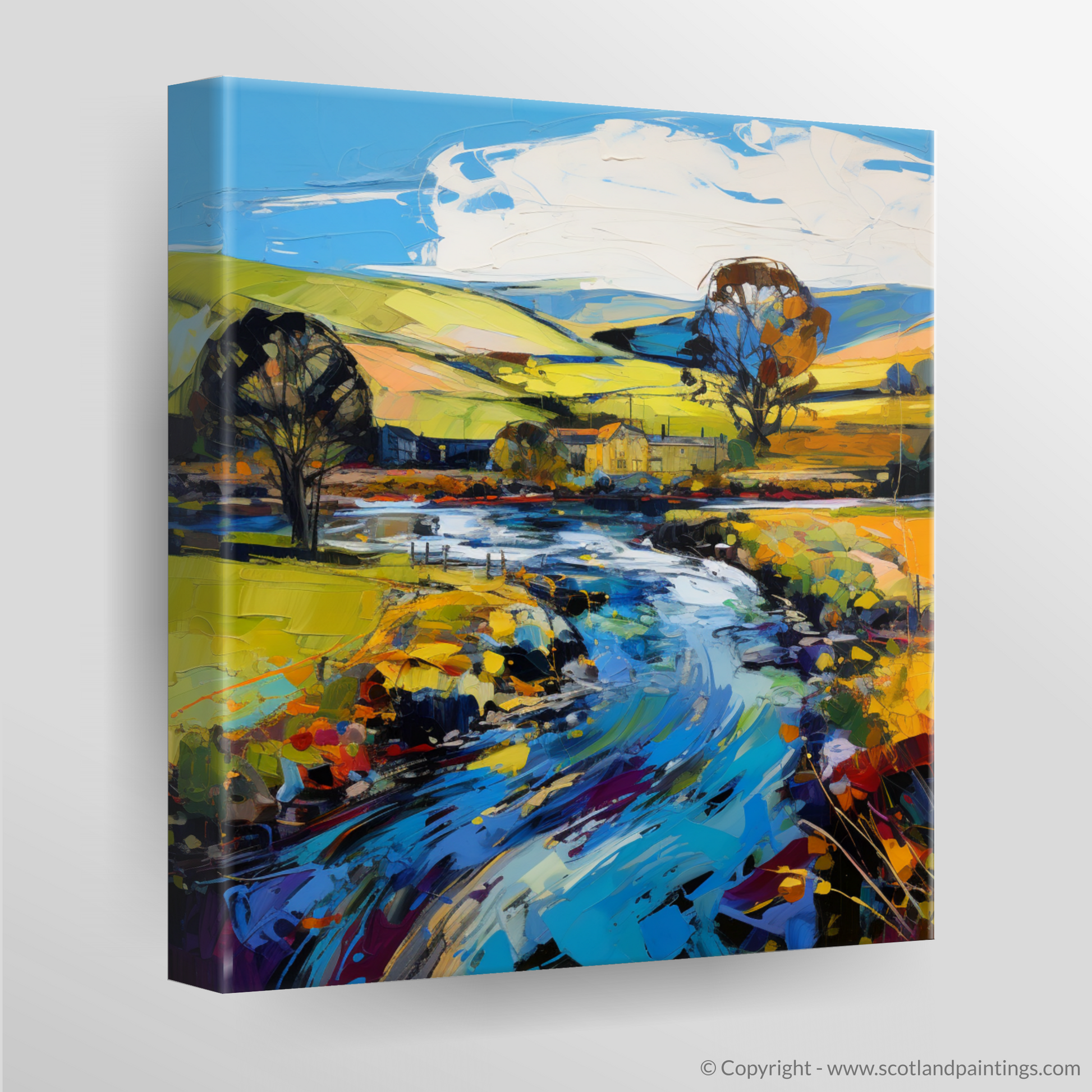 Canvas Print of River Deveron, Aberdeenshire