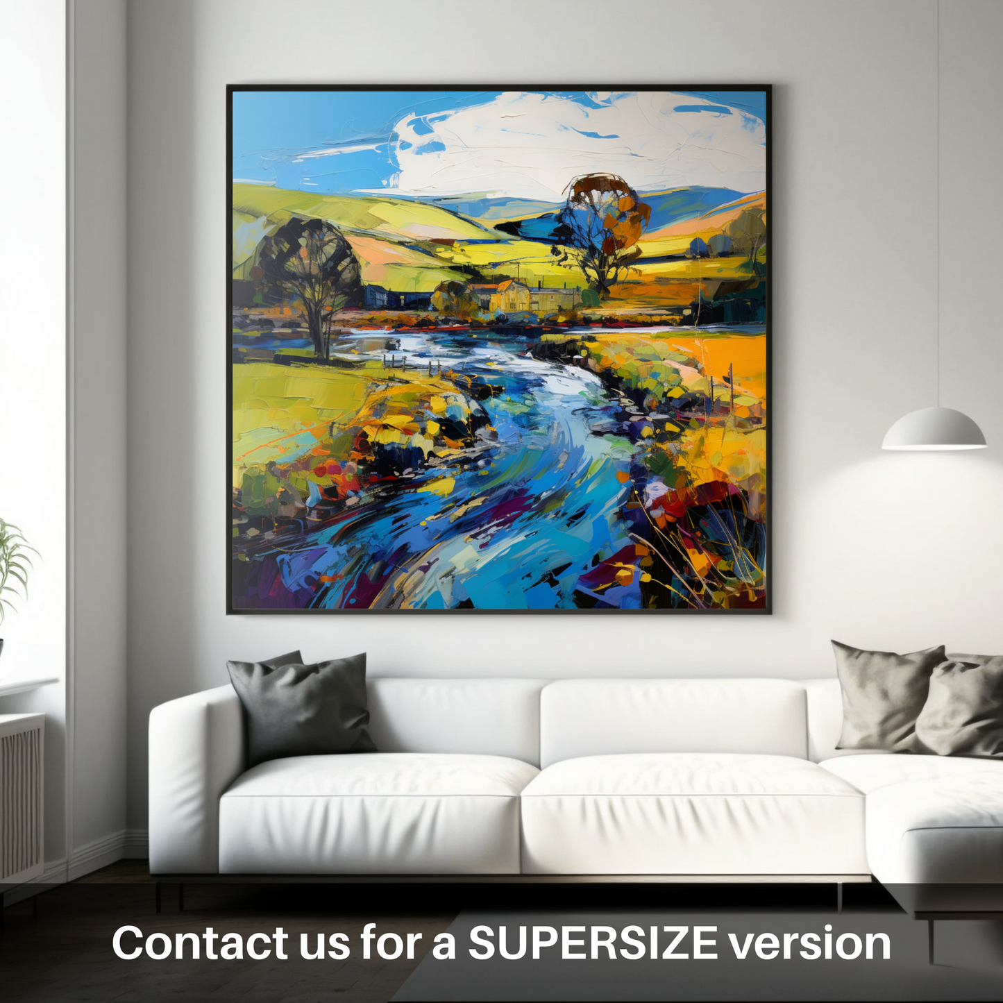 Huge supersize print of River Deveron, Aberdeenshire