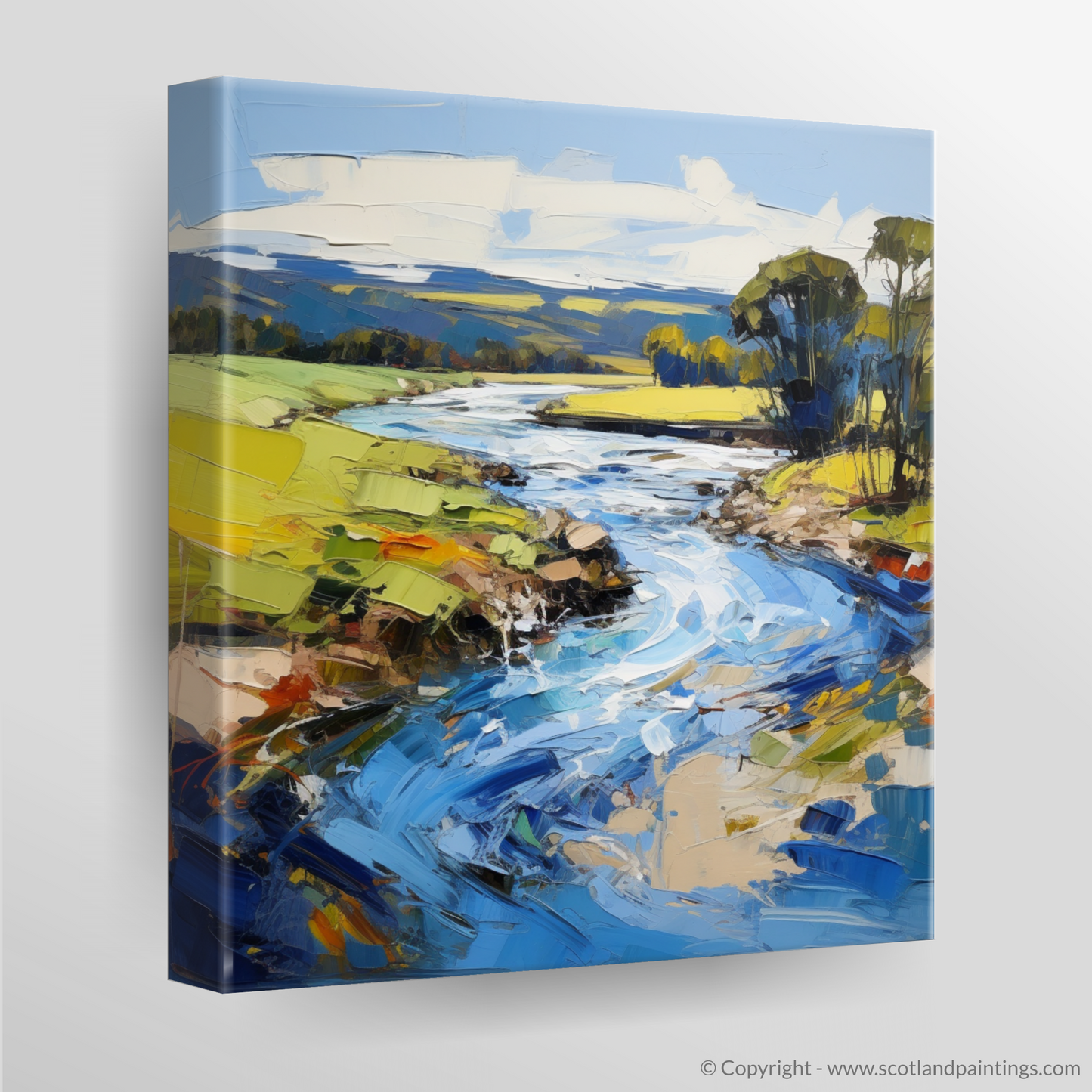 Canvas Print of River Deveron, Aberdeenshire
