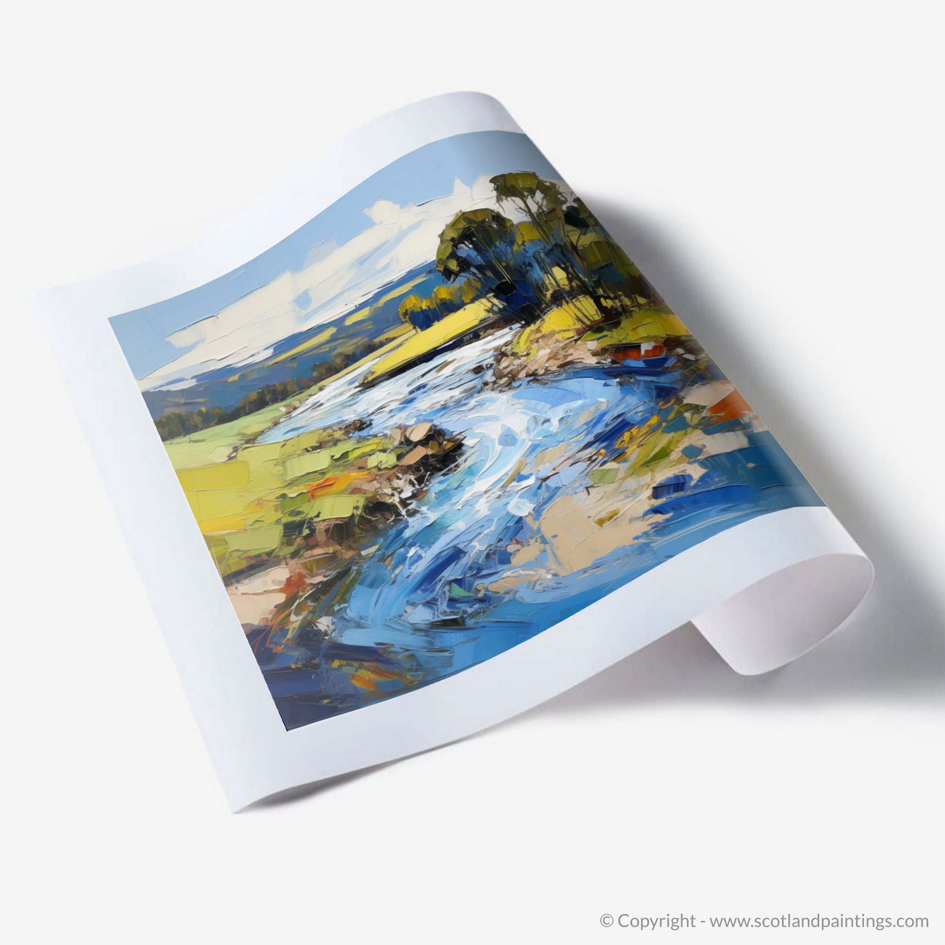 Art Print of River Deveron, Aberdeenshire