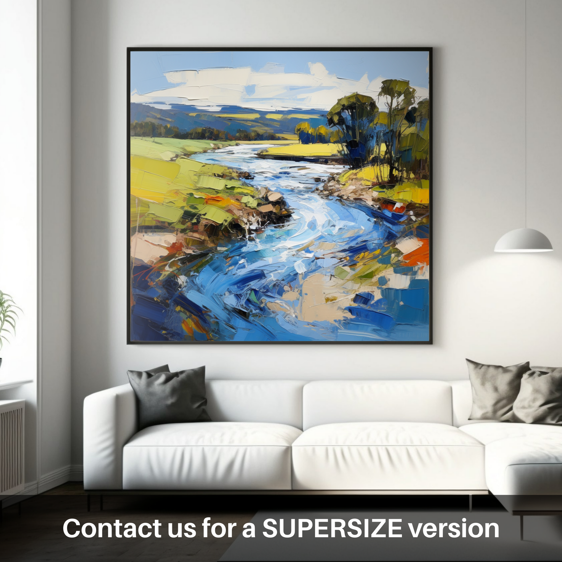 Huge supersize print of River Deveron, Aberdeenshire