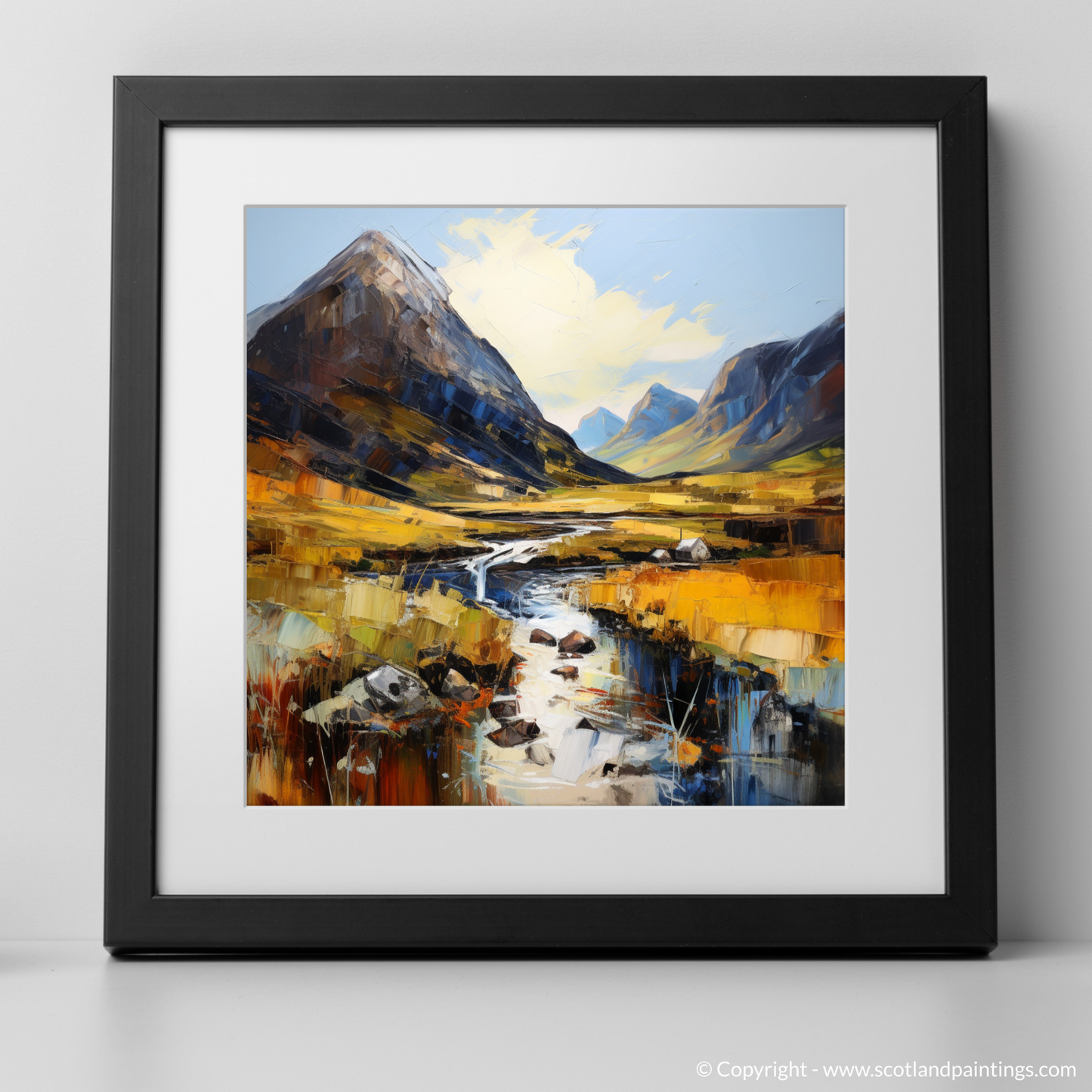 Art Print of Cruach Àrdrain with a black frame