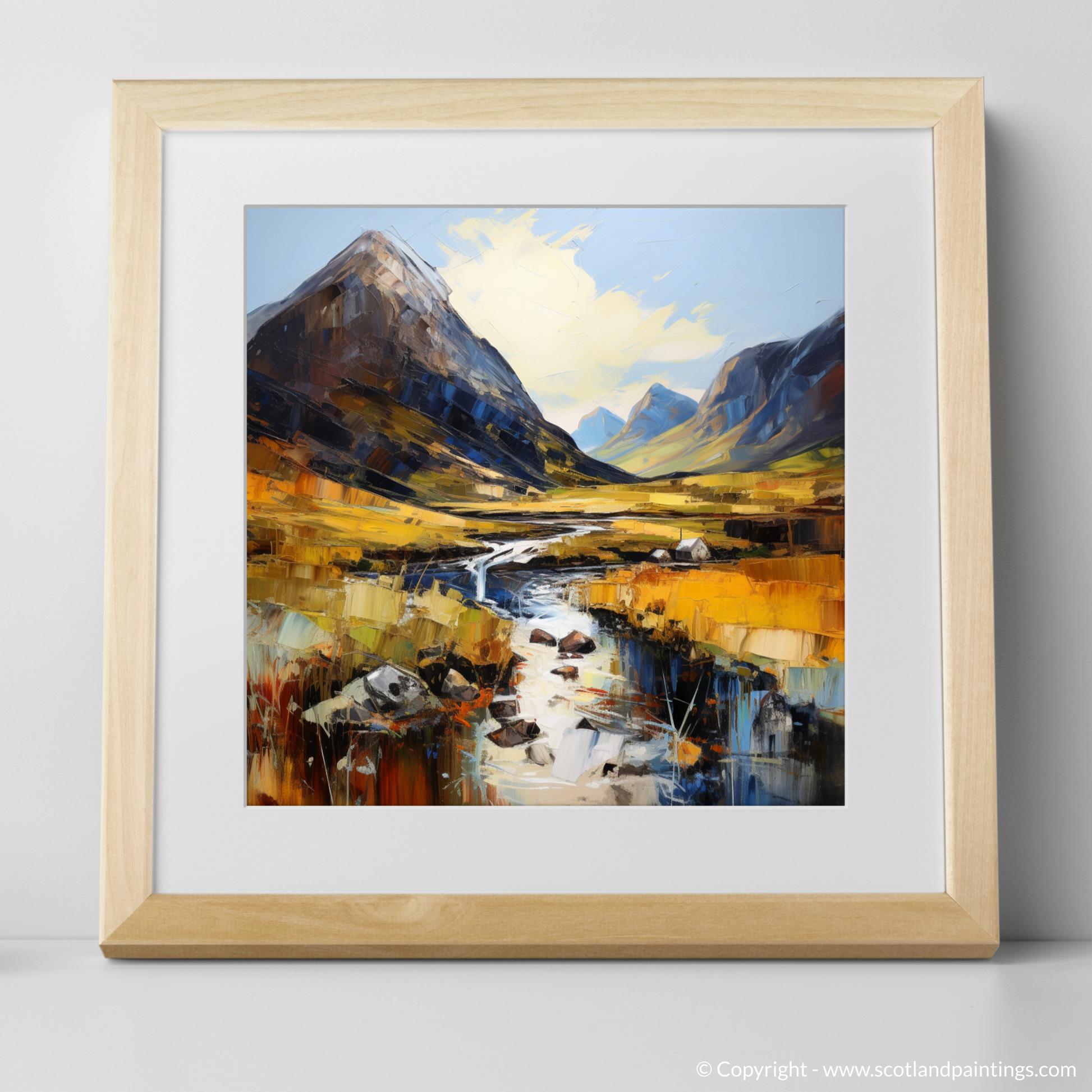 Art Print of Cruach Àrdrain with a natural frame